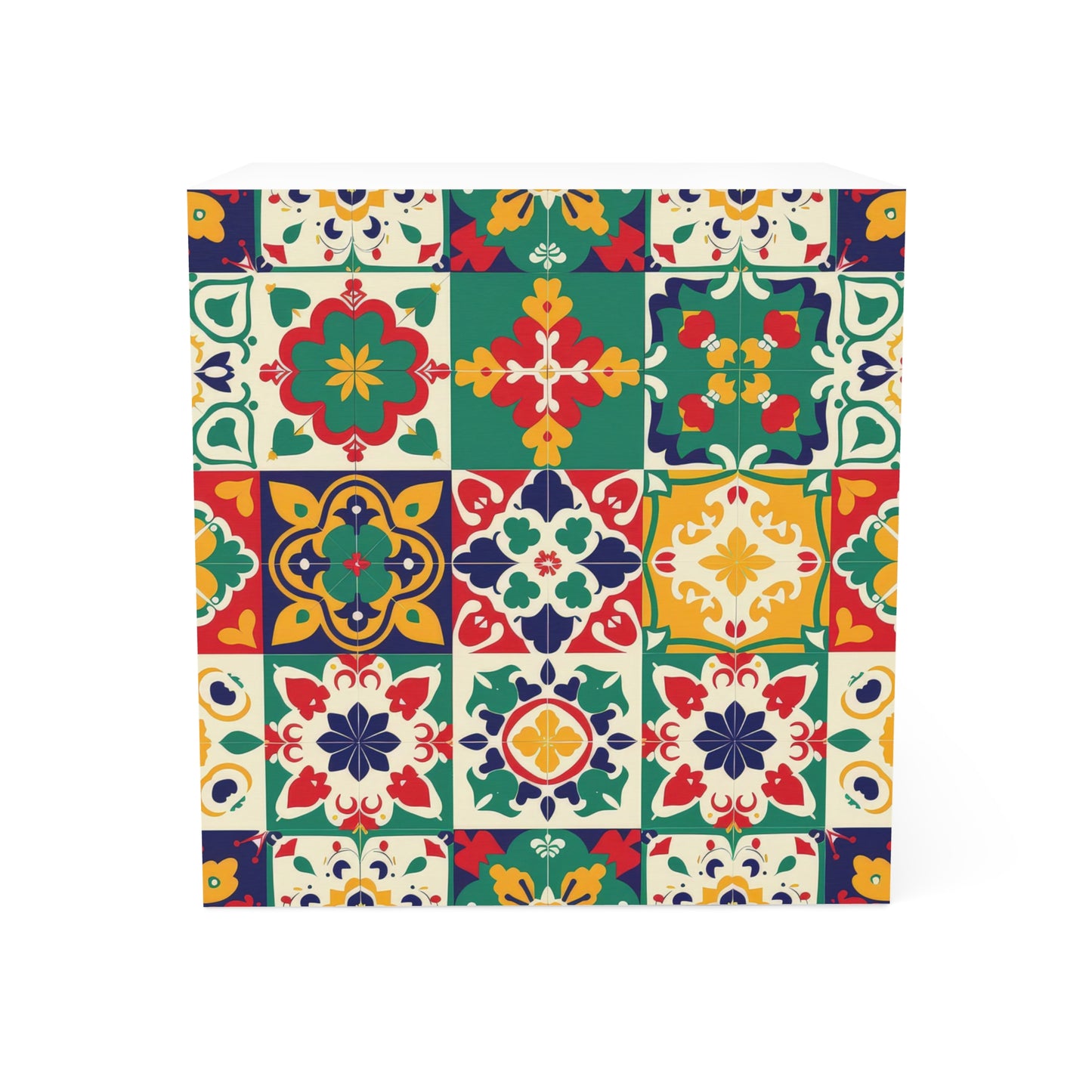 Mexican Tile Note Cube