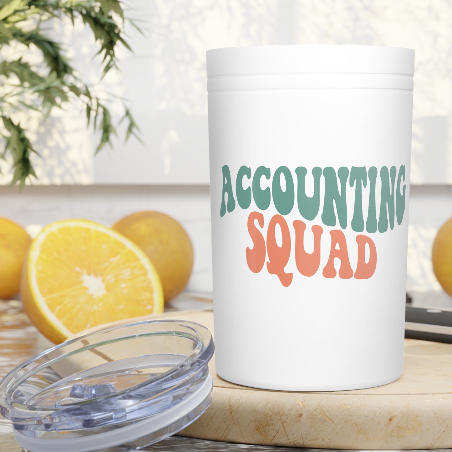 Accounting Squad Vacuum Insulated Tumbler, 11oz