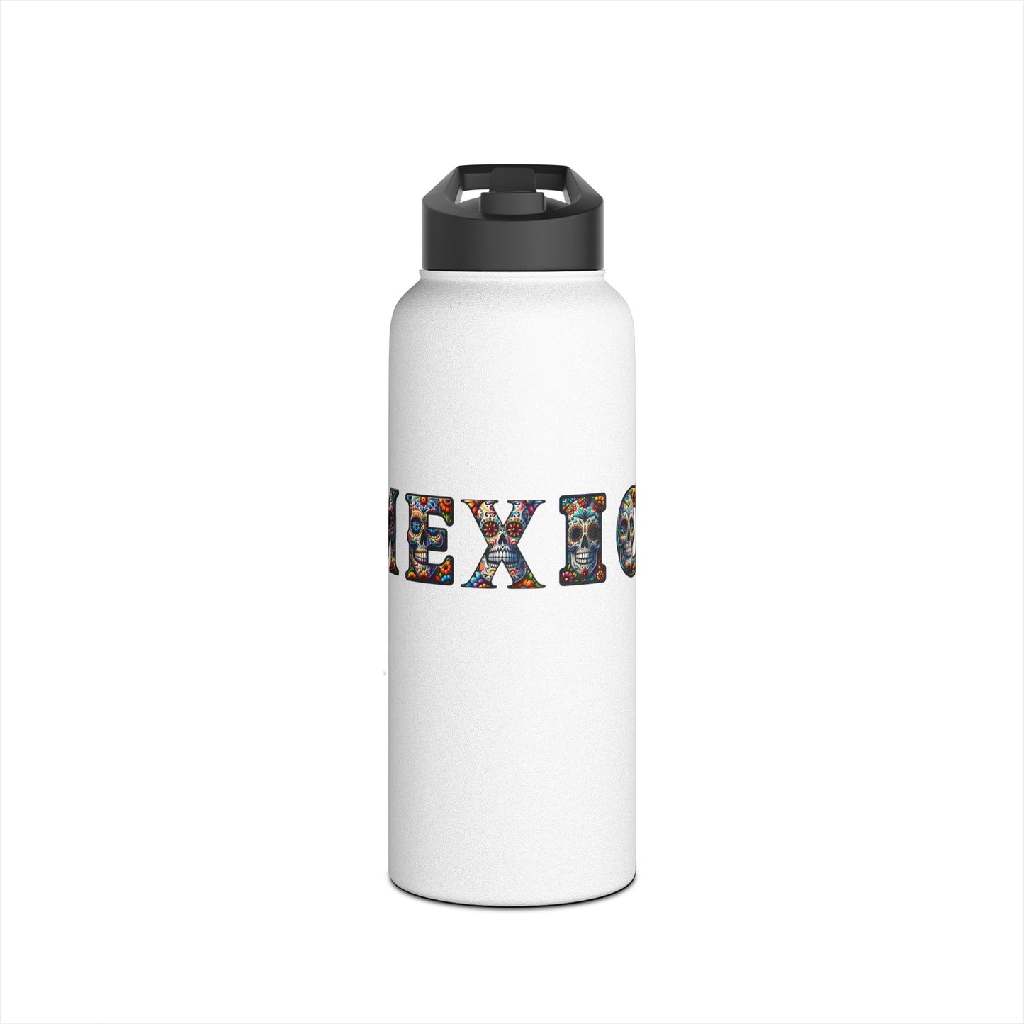 Mexico Stainless Steel Water Bottle, Standard Lid