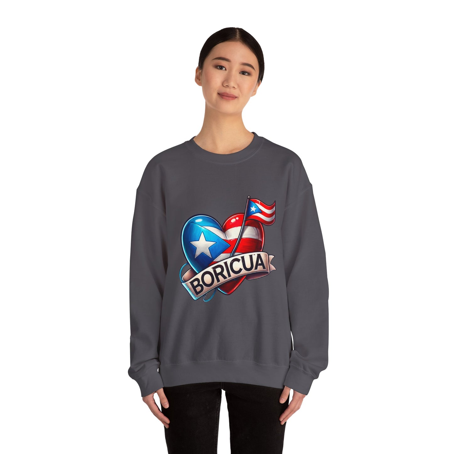 Boricua Unisex Heavy Blend™ Crewneck Sweatshirt