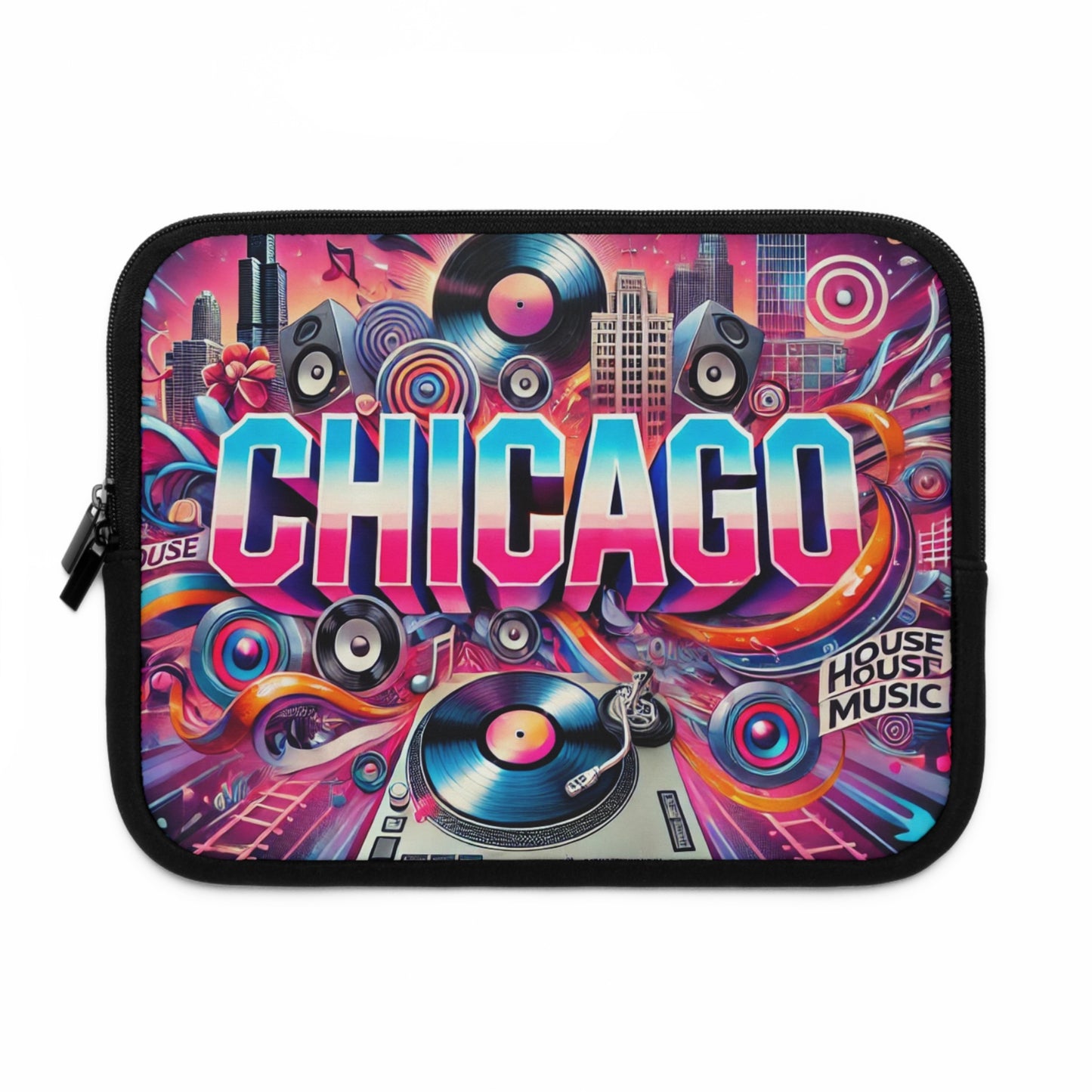 Chicago House Laptop Sleeve 7" to 17"