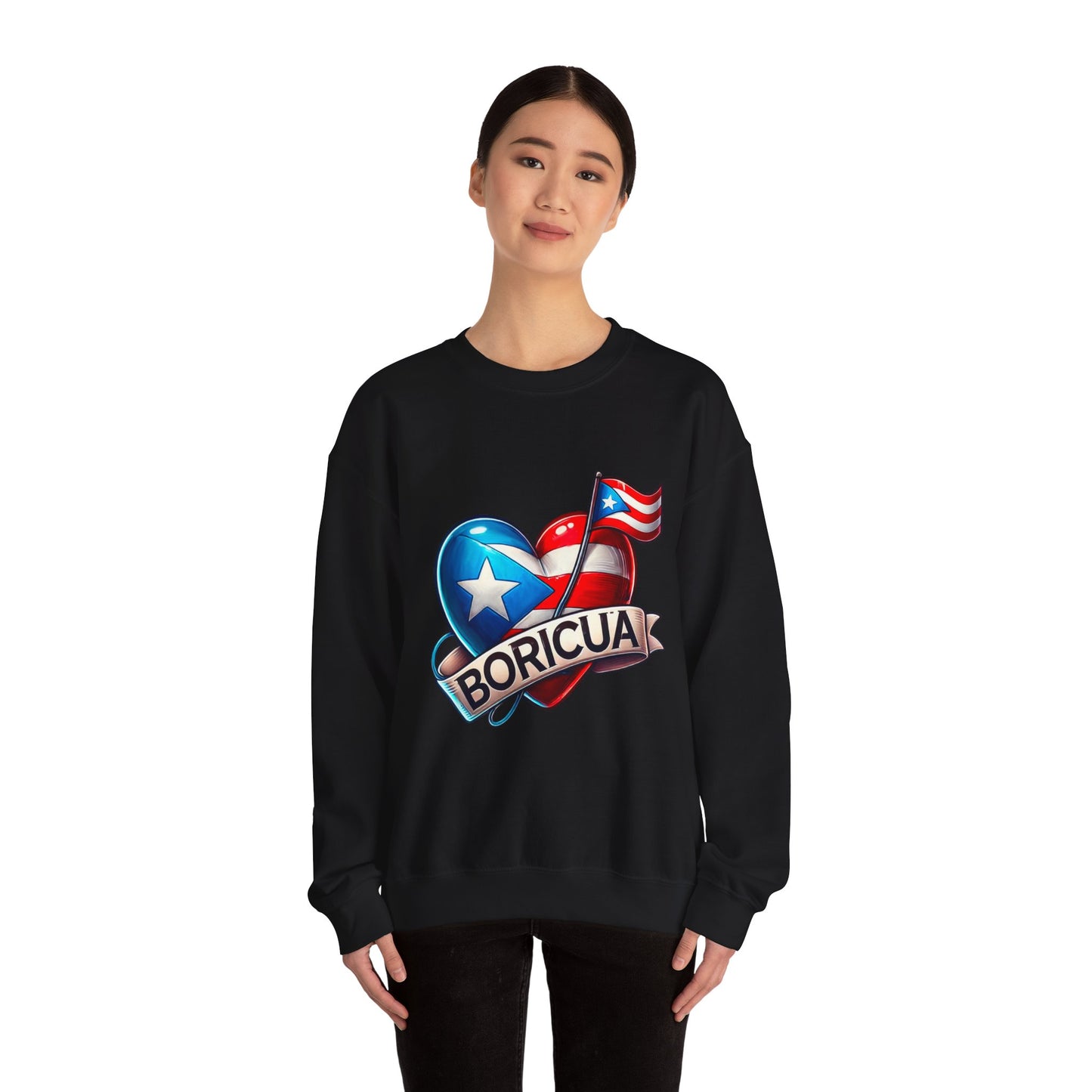 Boricua Unisex Heavy Blend™ Crewneck Sweatshirt