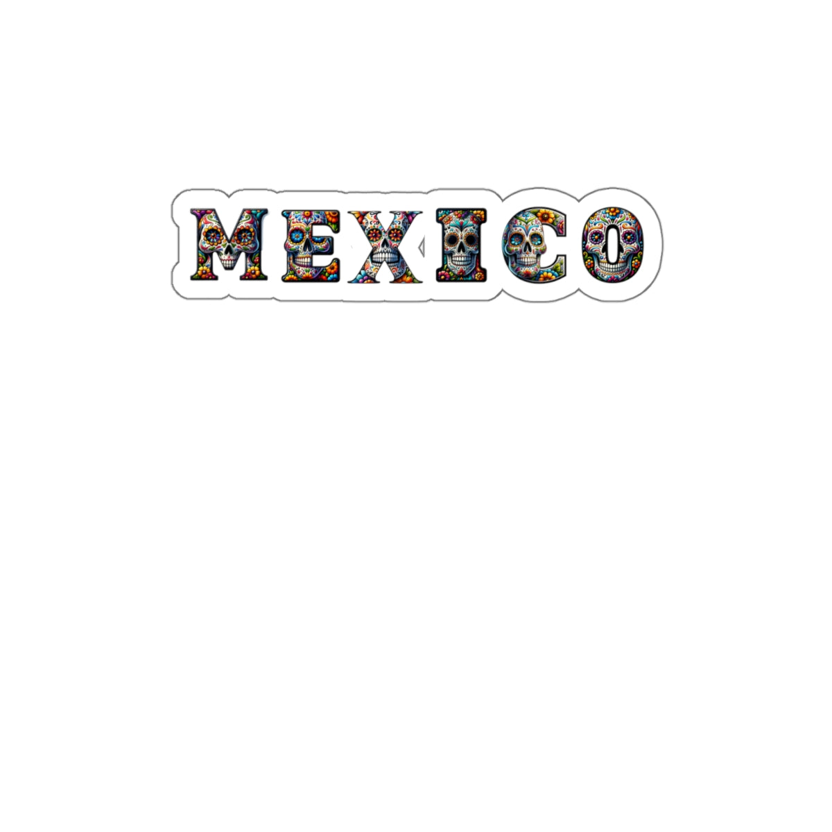 Mexico - Die-Cut Stickers