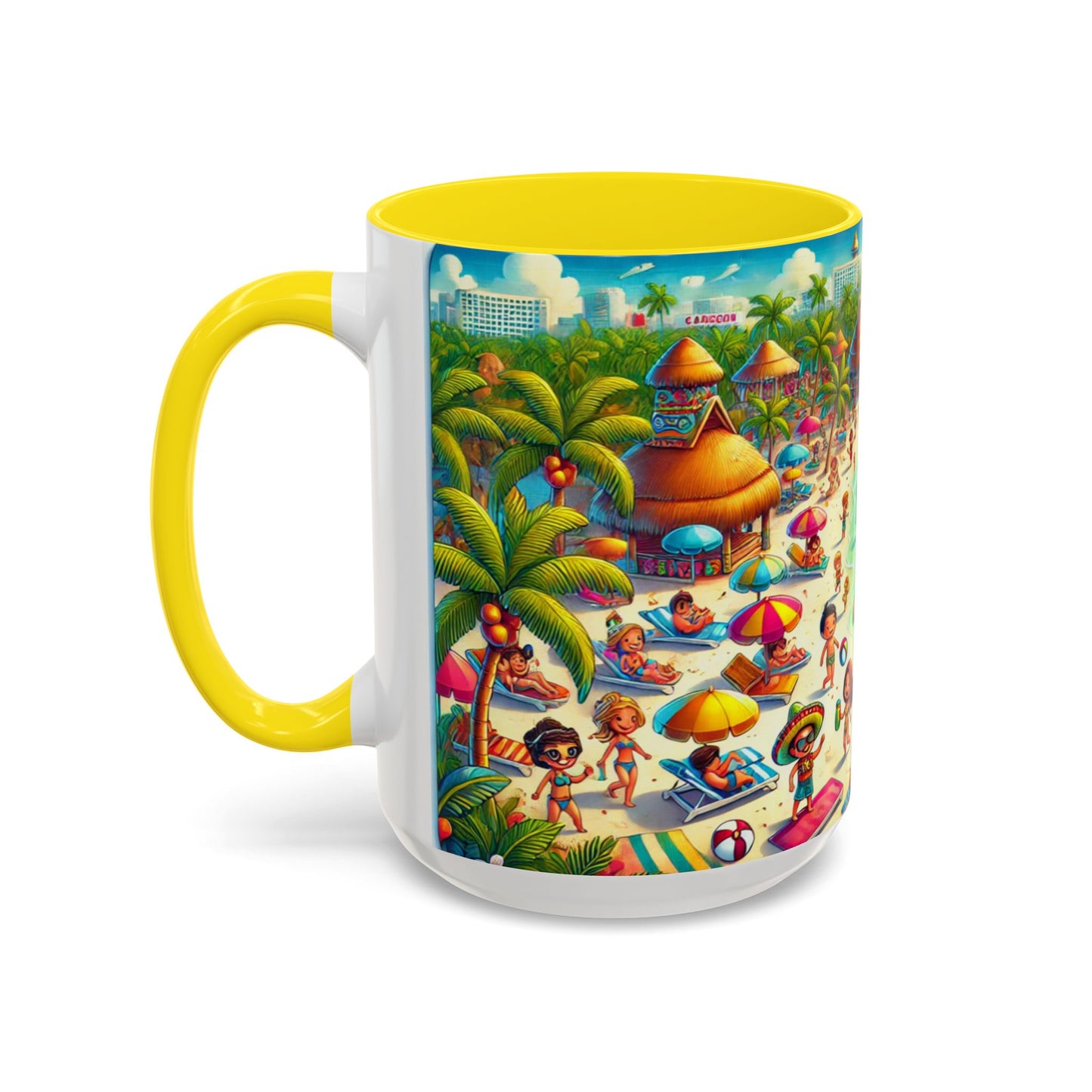 Mexico-Cancun- Accent Coffee Mug (15oz)