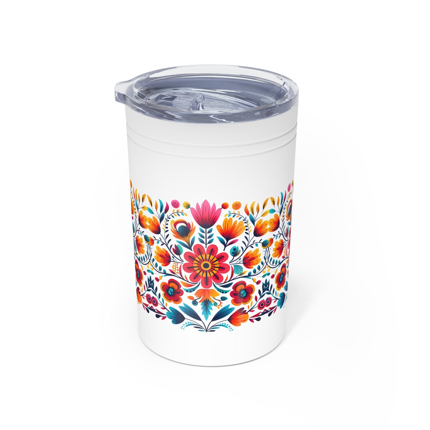 Mexican Flowers Vacuum Insulated Tumbler, 11oz