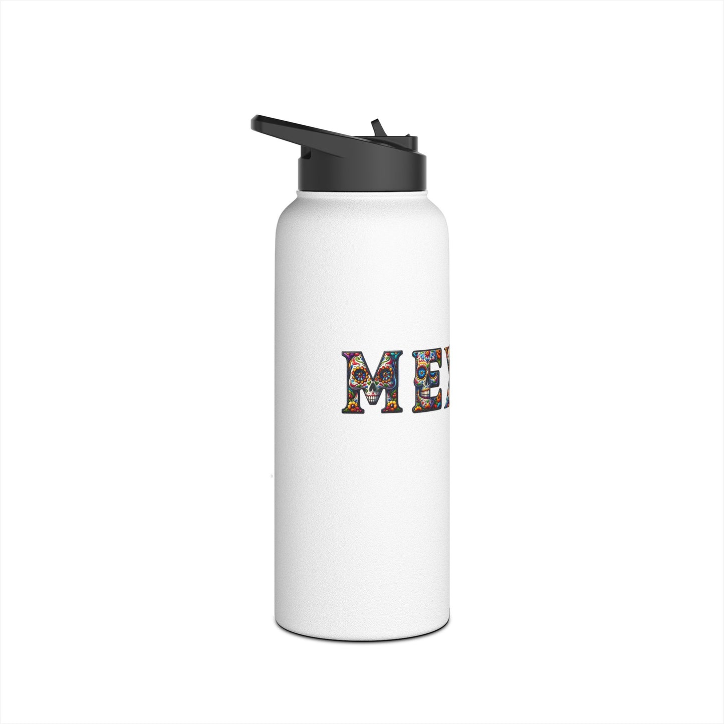 Mexico Stainless Steel Water Bottle, Standard Lid