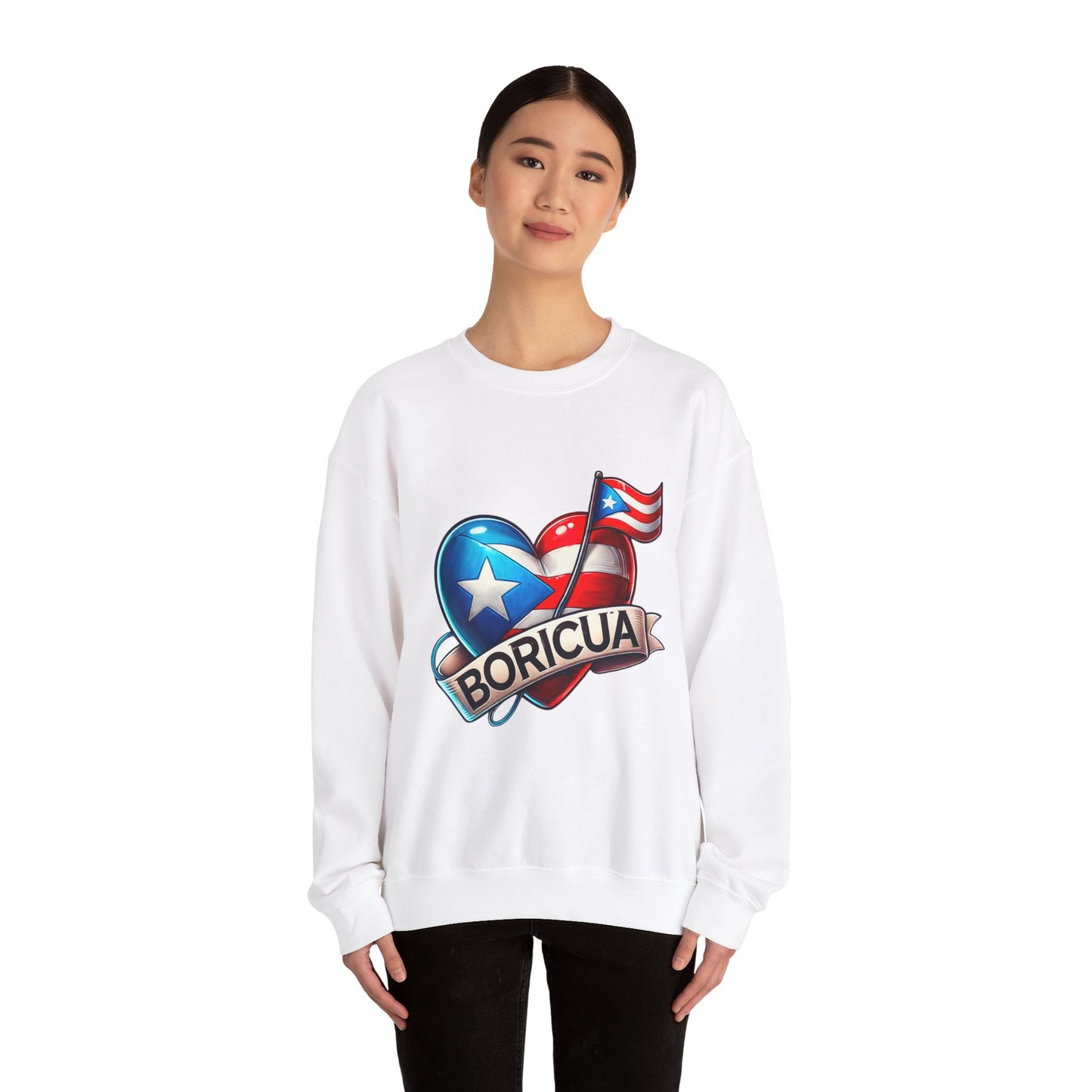 Boricua Unisex Heavy Blend™ Crewneck Sweatshirt