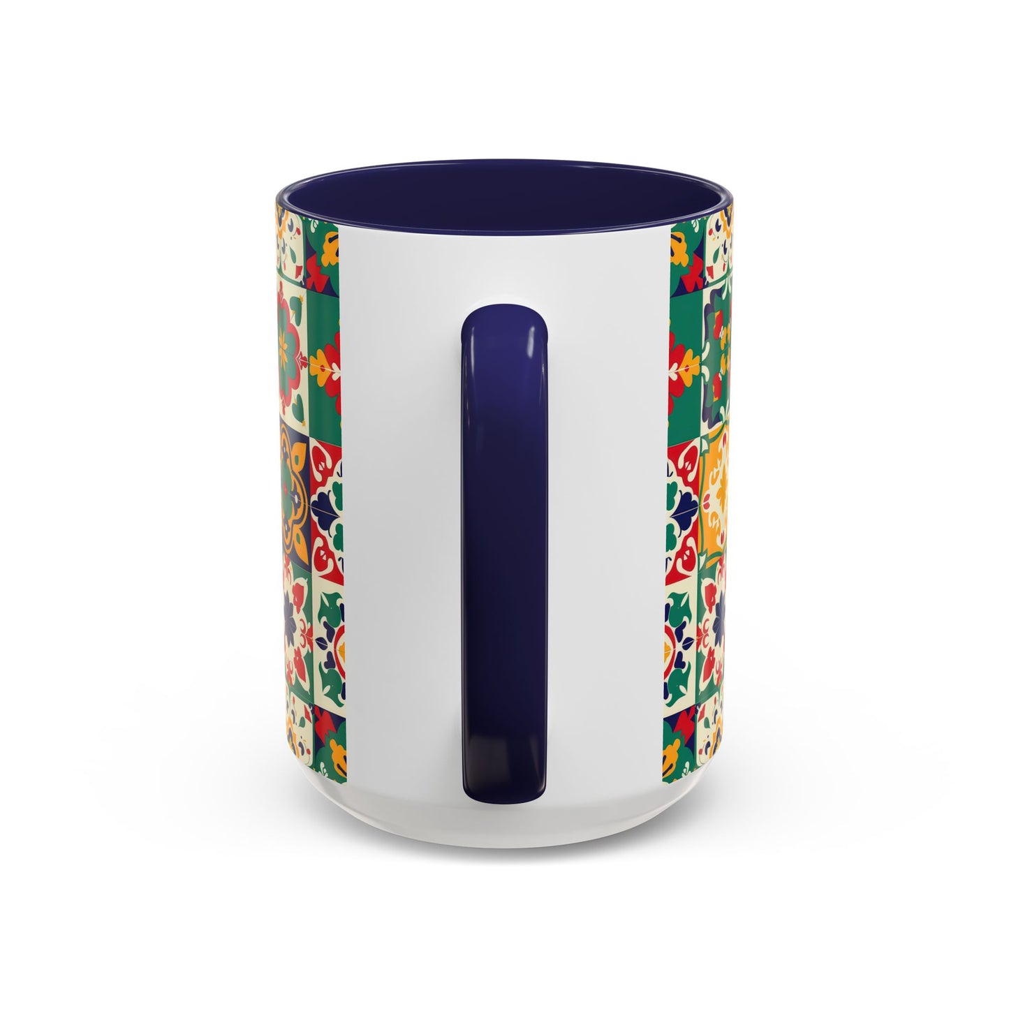 Mexican Tile Accent Coffee Mug (15oz)