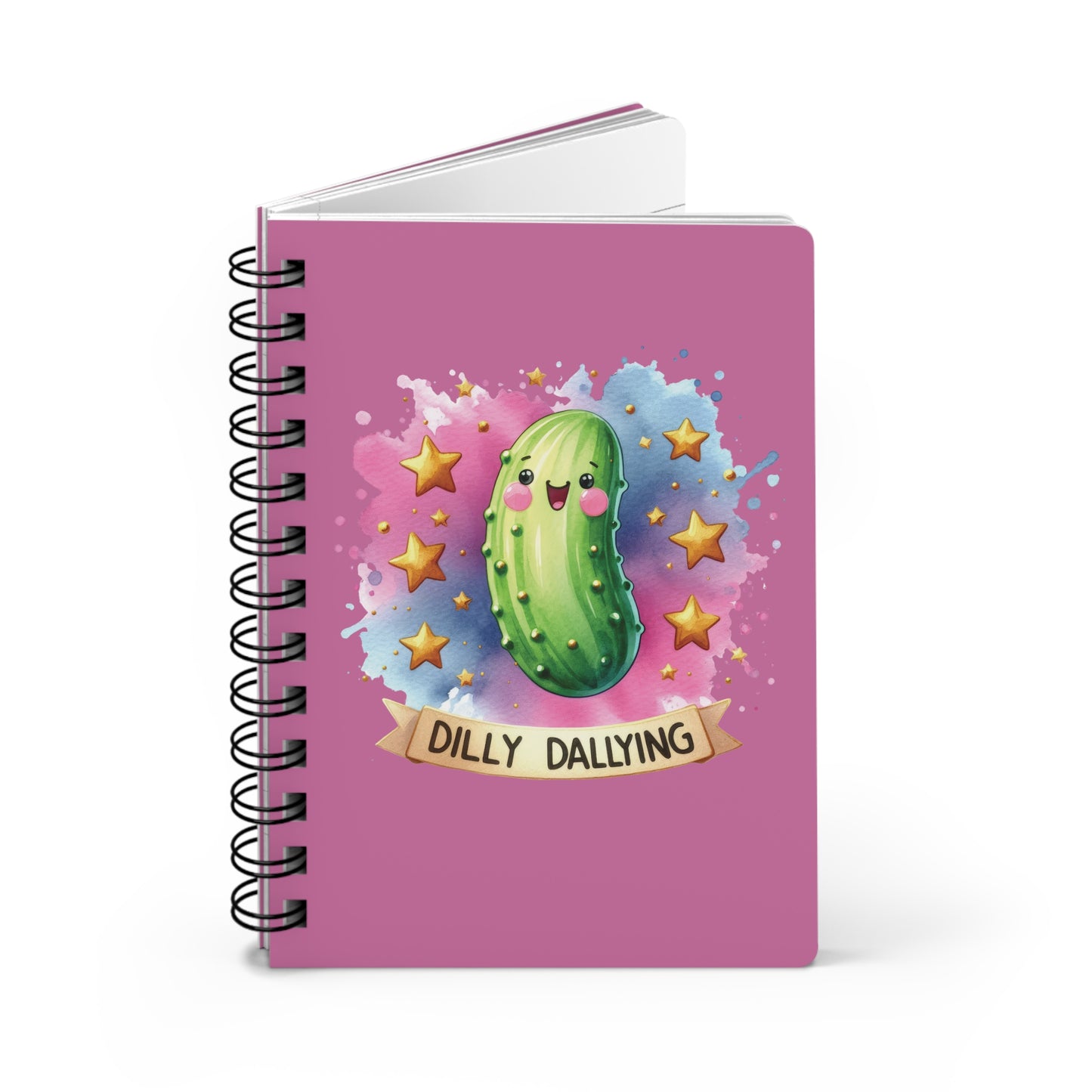 Dilly Dally-Pickle Spiral Bound Journal