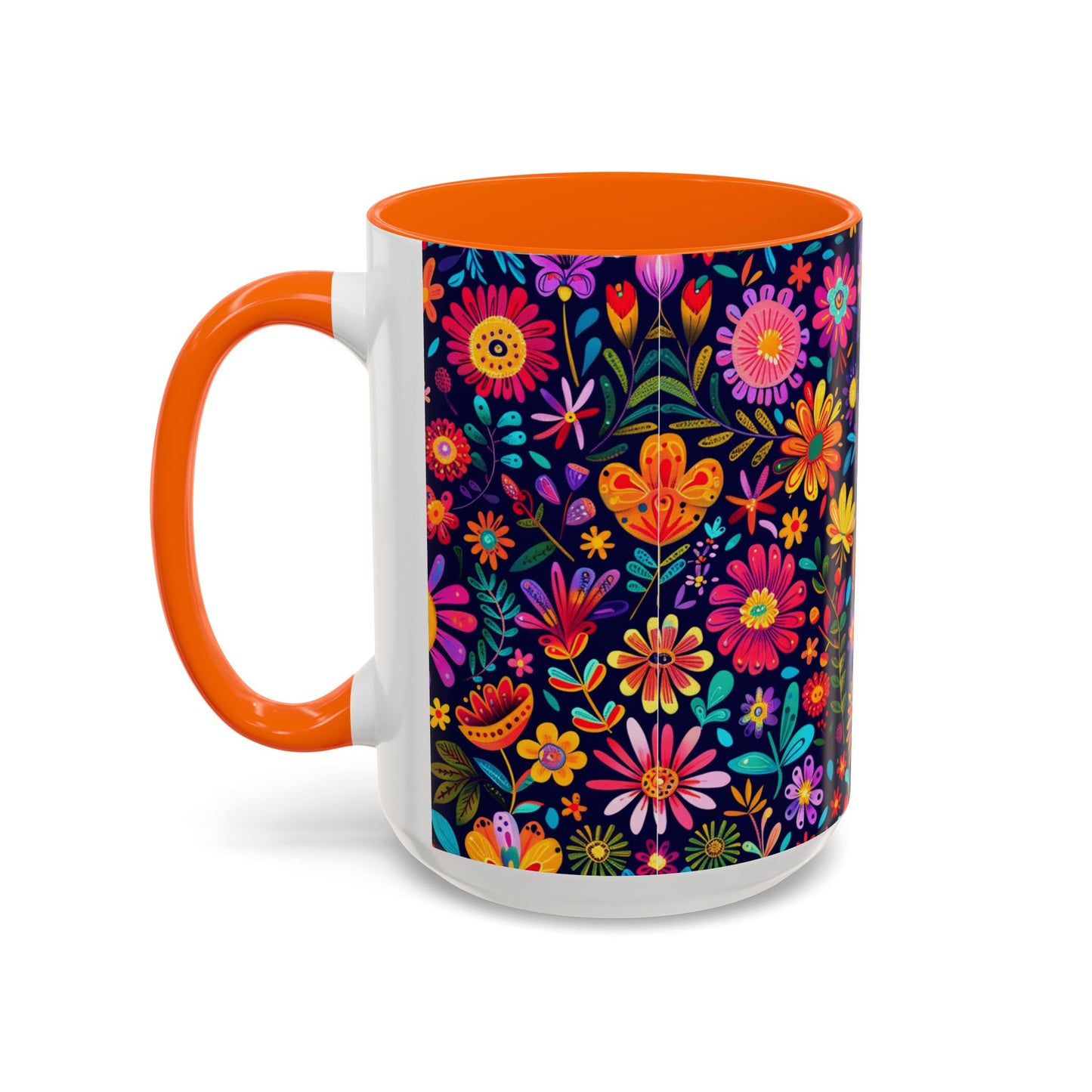 Flores Accent Coffee Mug (15oz)