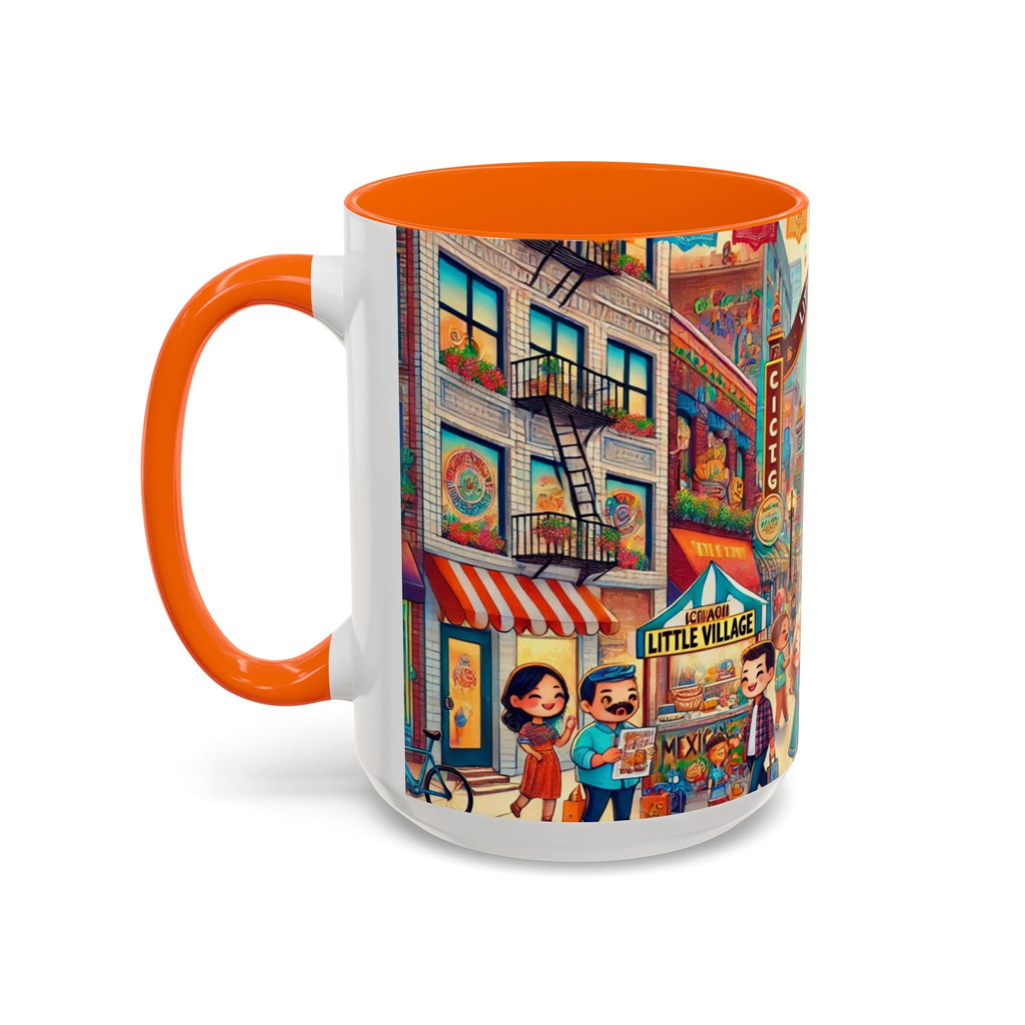 La Villita-Chicago- Accent Coffee Mug (15oz)