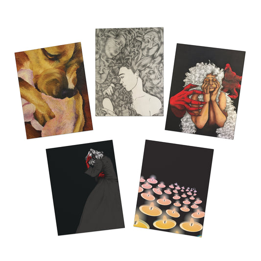 Original Artwork by Chicago Artist_Naielly Almanza Design Greeting Cards (5-Pack)