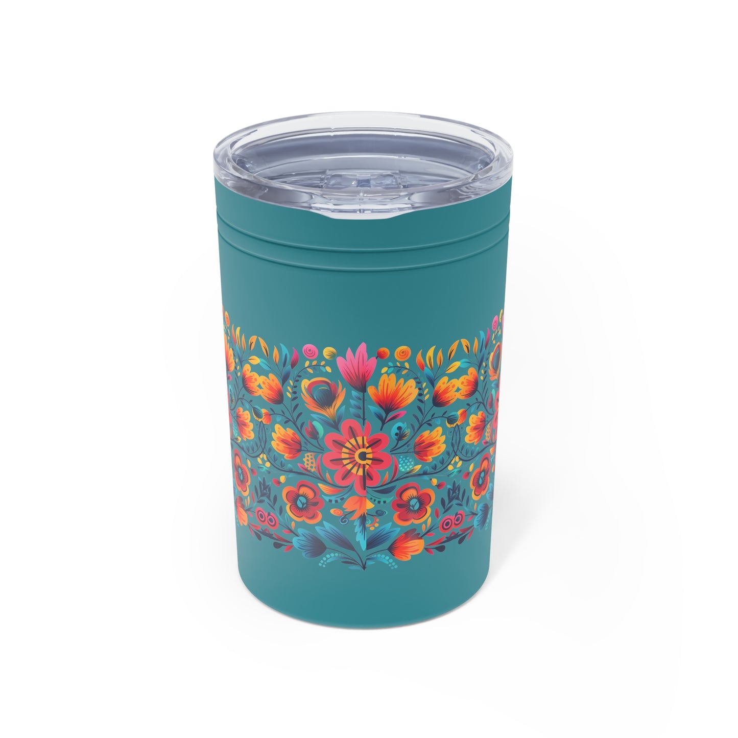 Mexican Flowers Vacuum Insulated Tumbler, 11oz