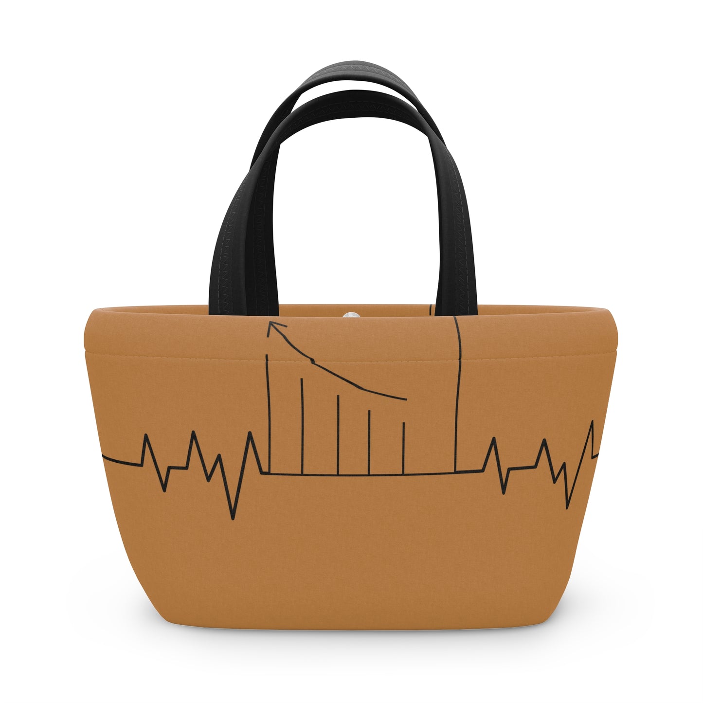 Accounting Heartbeat Brown Lunch Bag