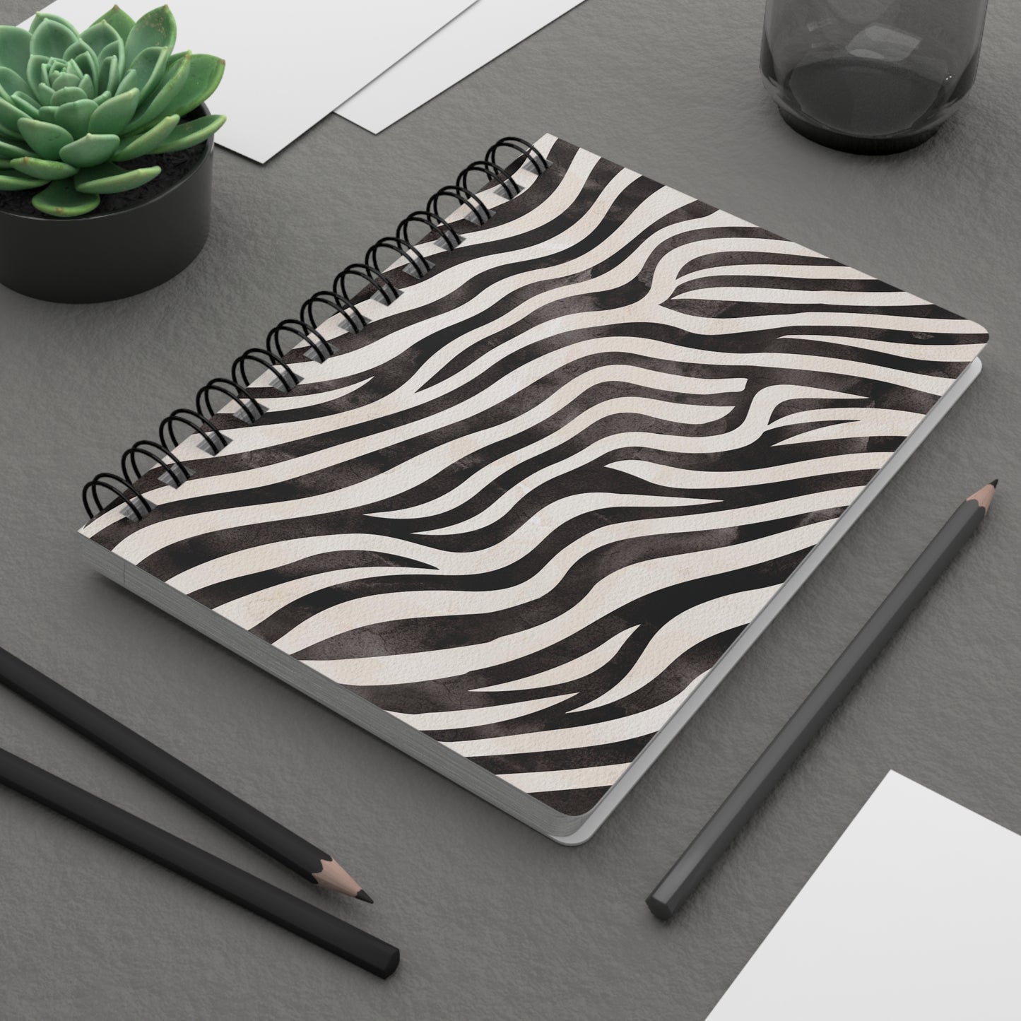 Zebra Spiral Bound Journal