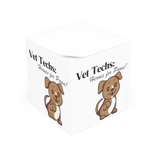 Vet Techs: Heroes for Paws! Note Cube