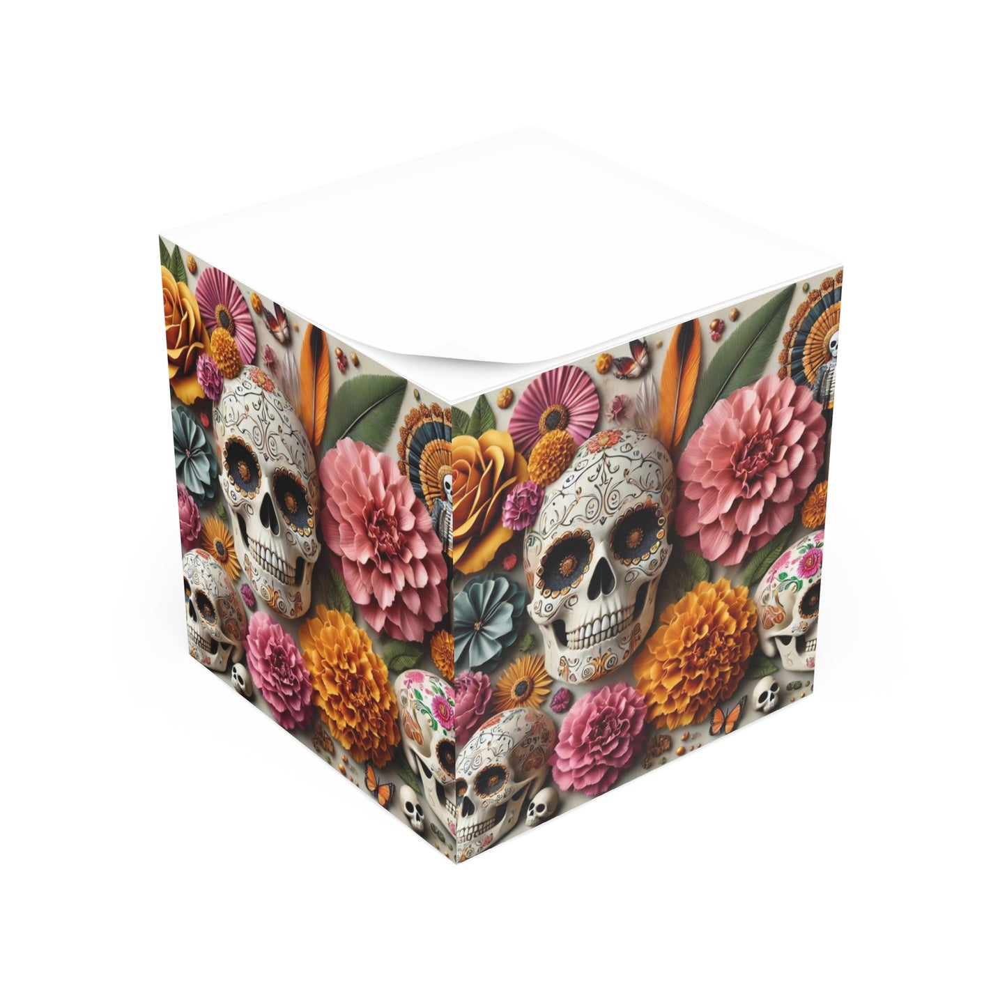 Dia de los Muertos Note Cube