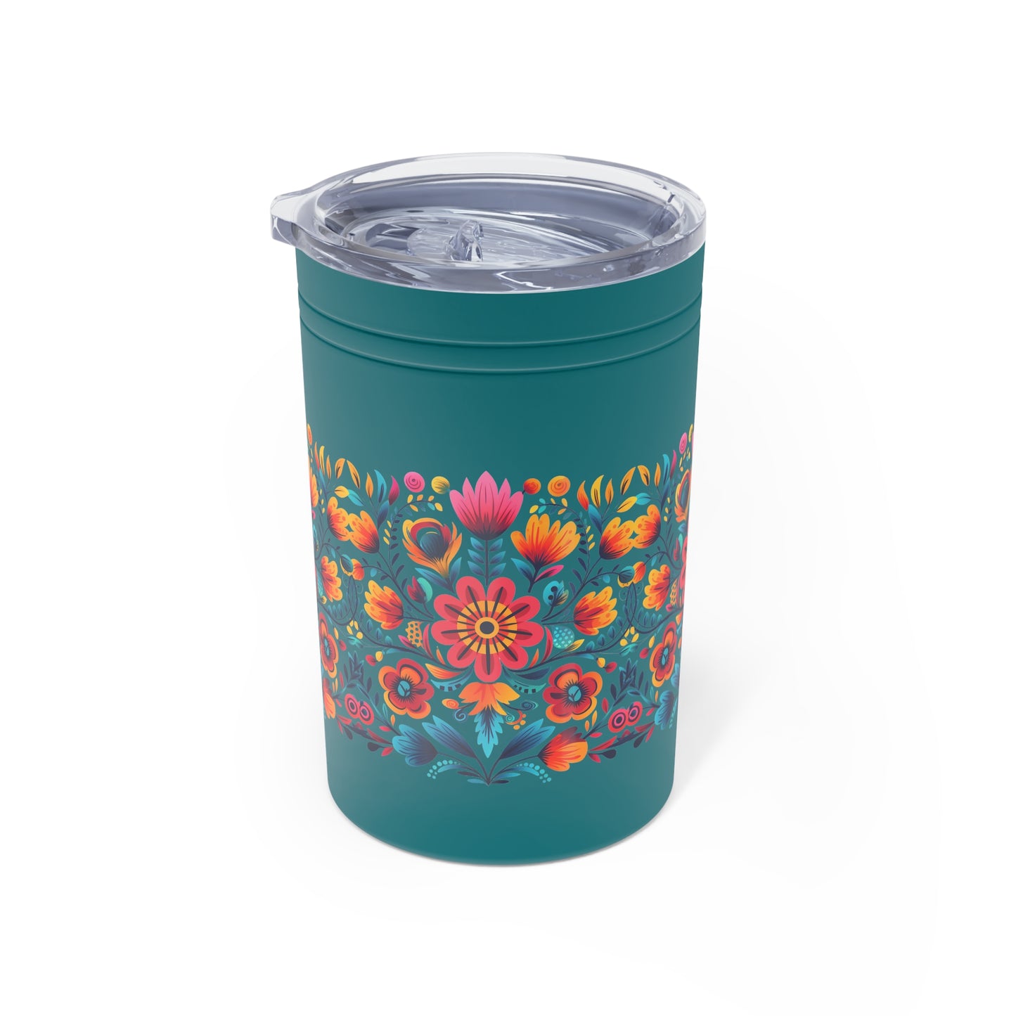 Mexican Flowers Vacuum Insulated Tumbler, 11oz