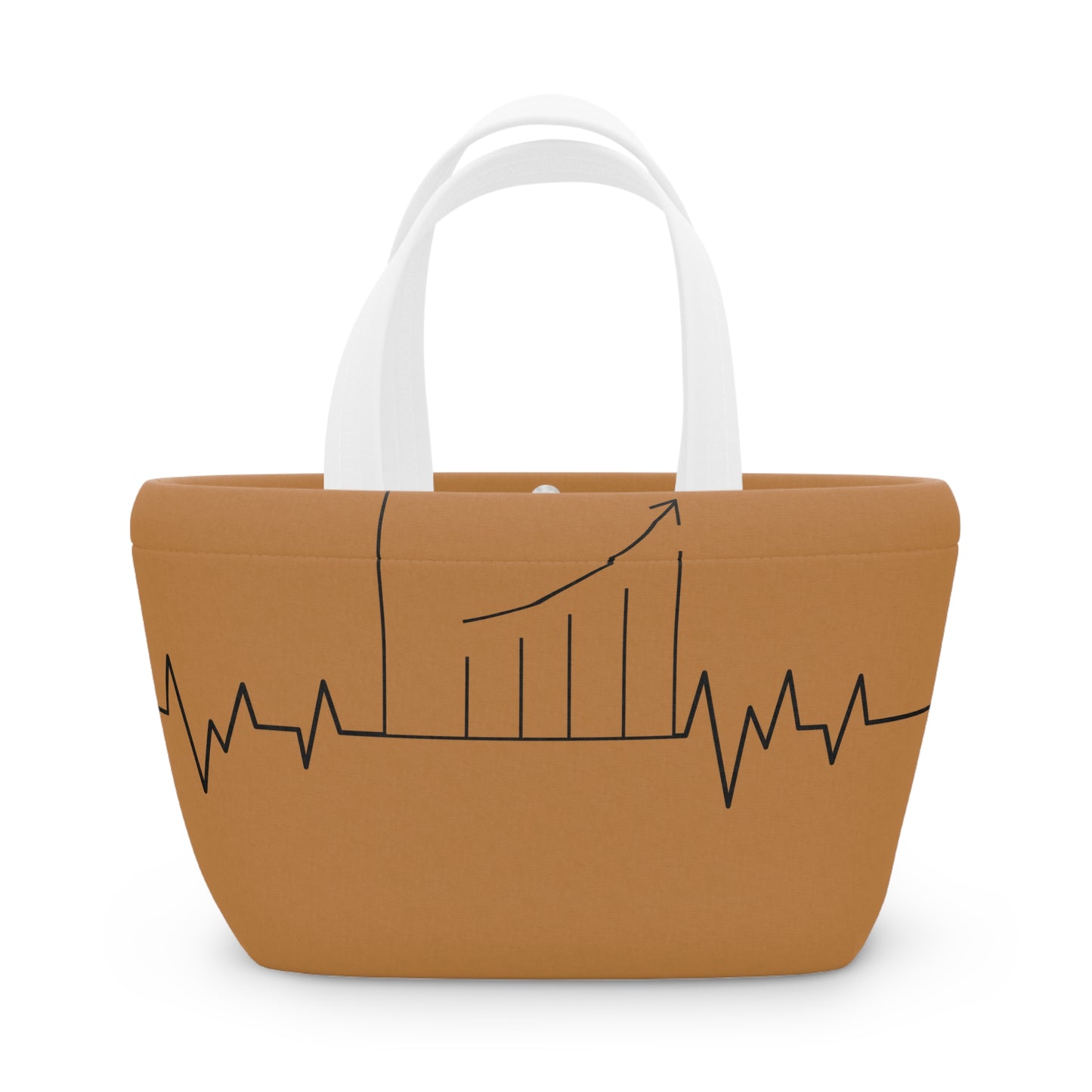 Accounting Heartbeat Brown Lunch Bag