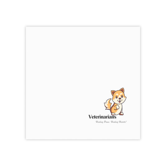 Veterinarians: Healing Paws, Healing Hearts! Post-it® Note Pads