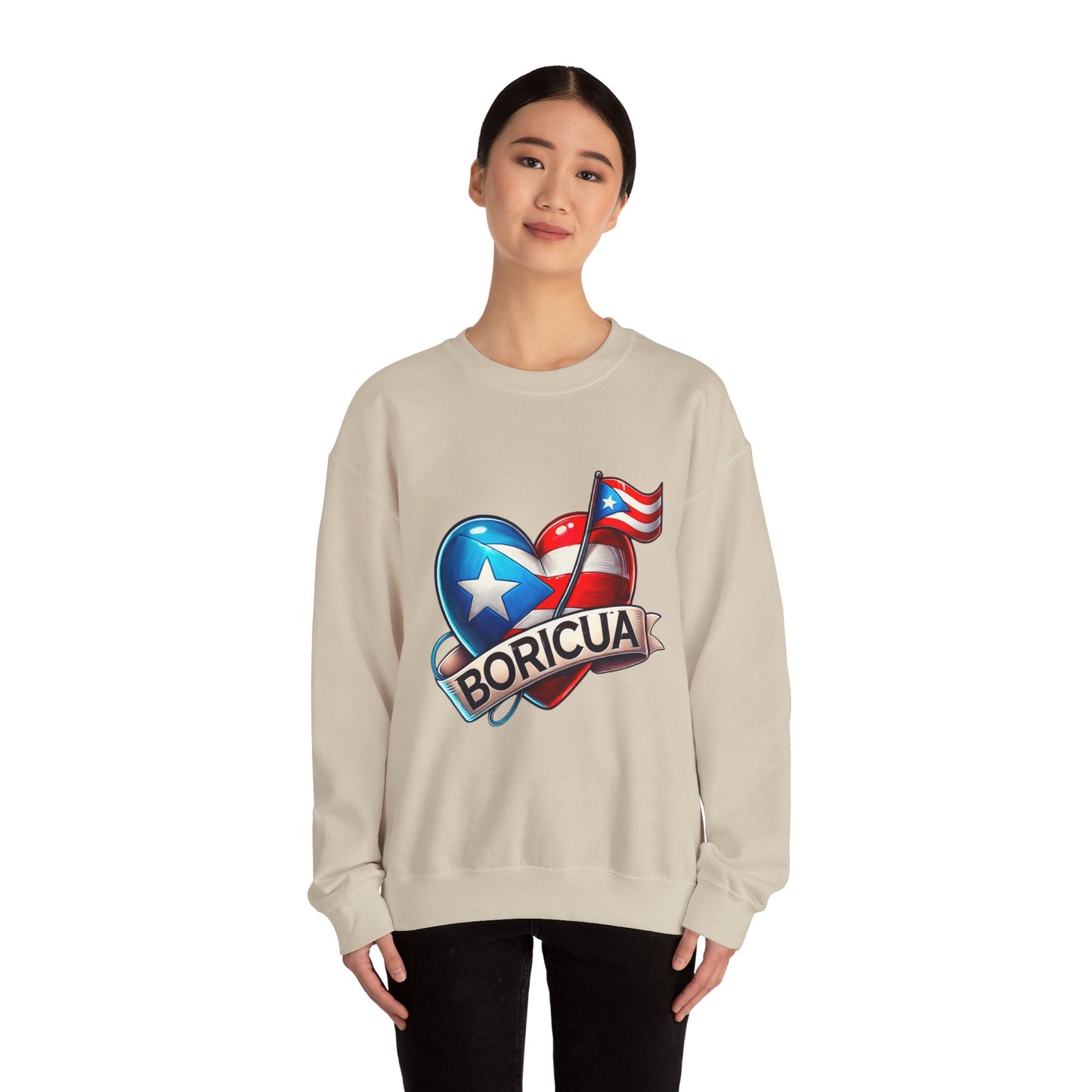 Boricua Unisex Heavy Blend™ Crewneck Sweatshirt