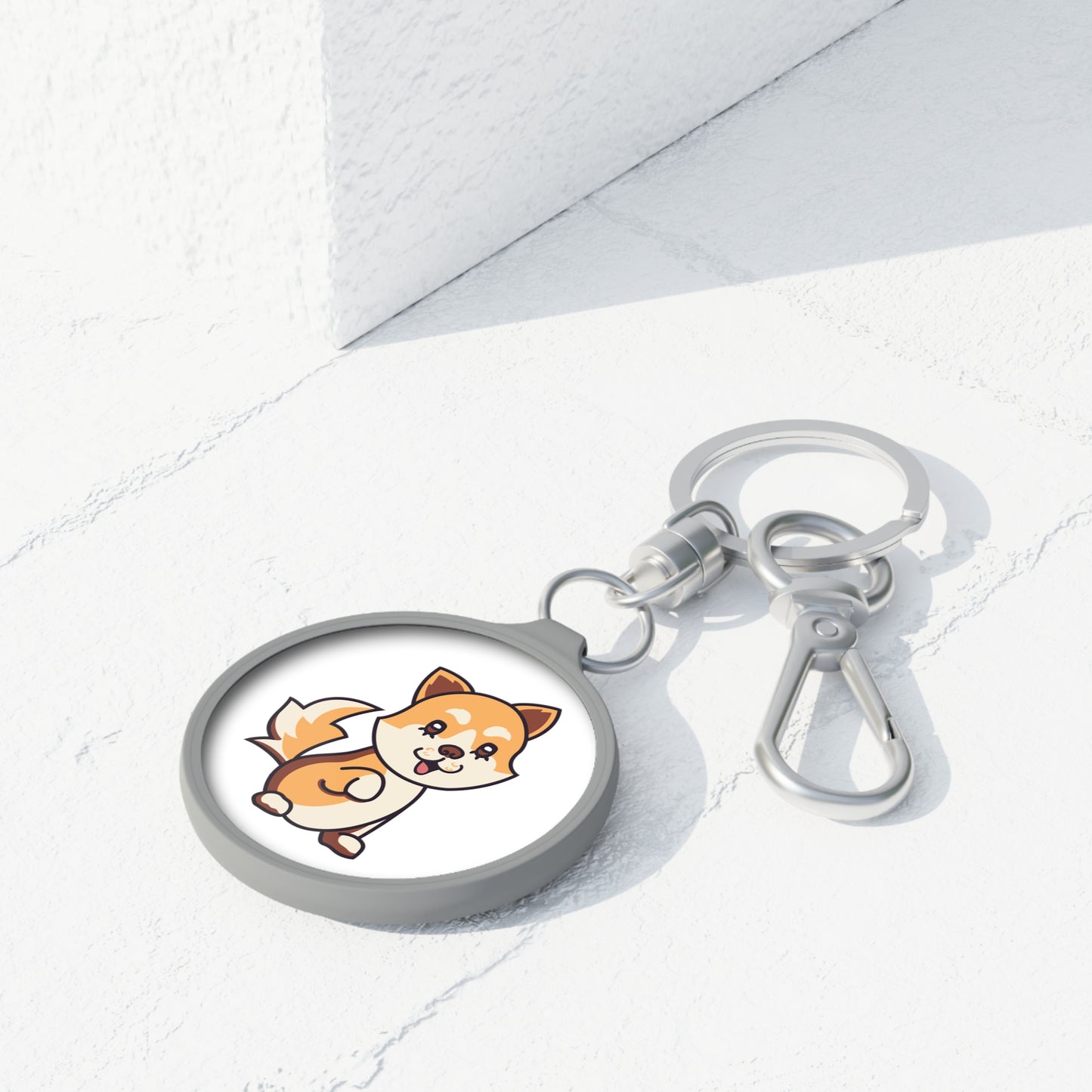 Shiba Inu Keyring Tag