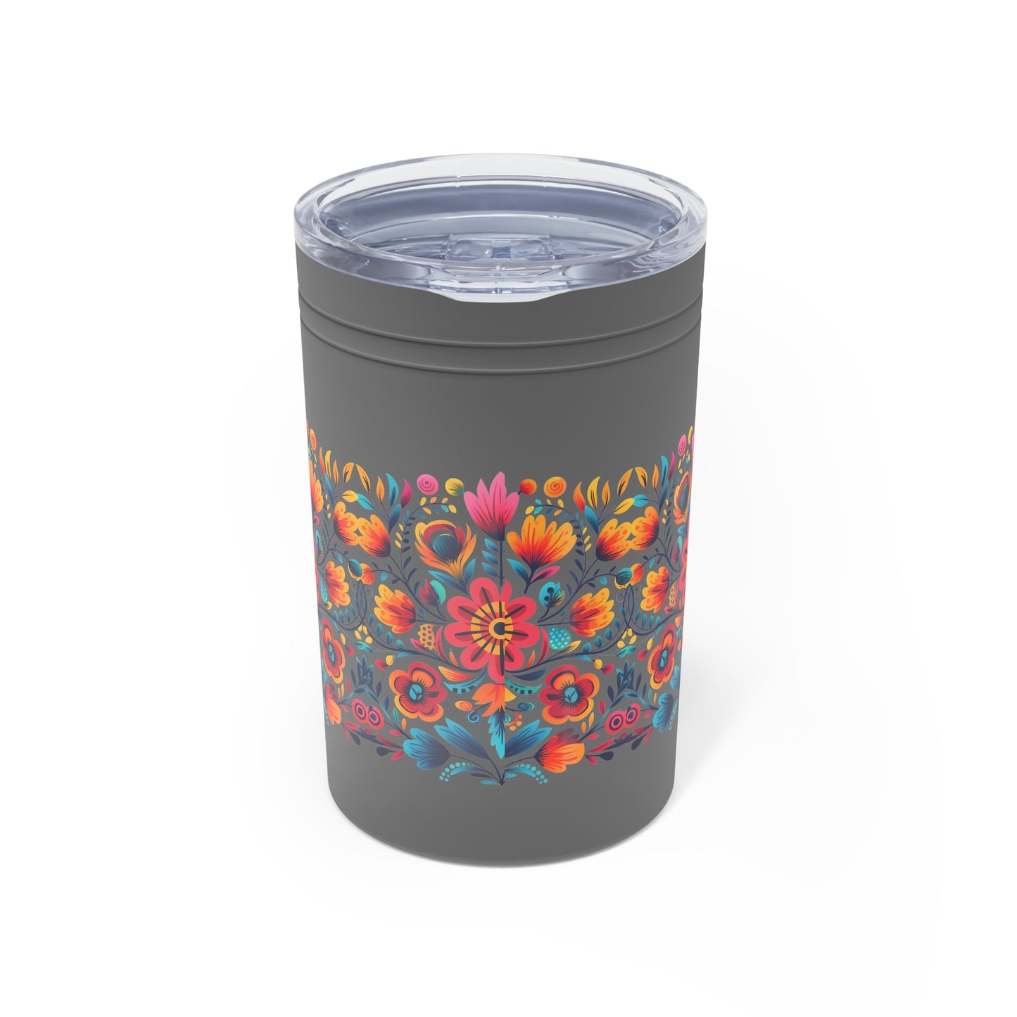 Mexican Flowers Vacuum Insulated Tumbler, 11oz