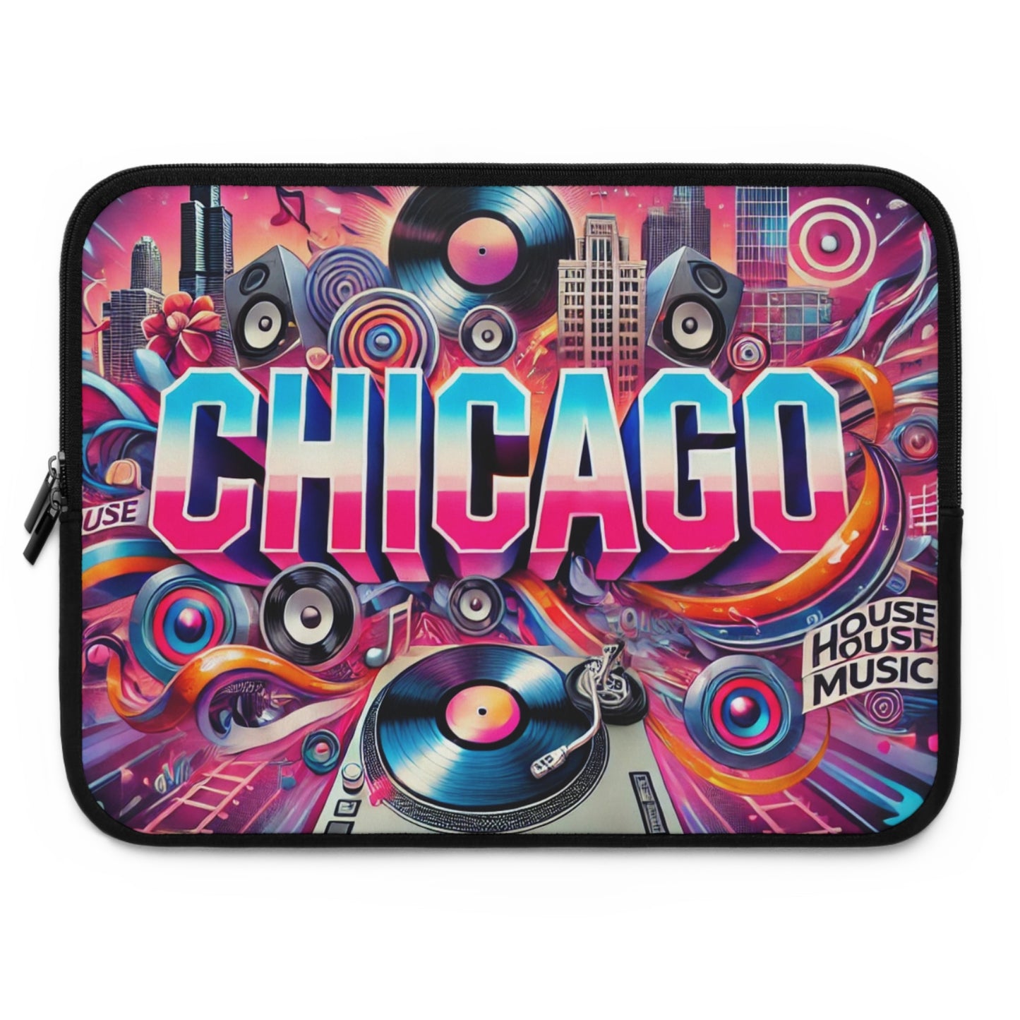 Chicago House Laptop Sleeve 7" to 17"