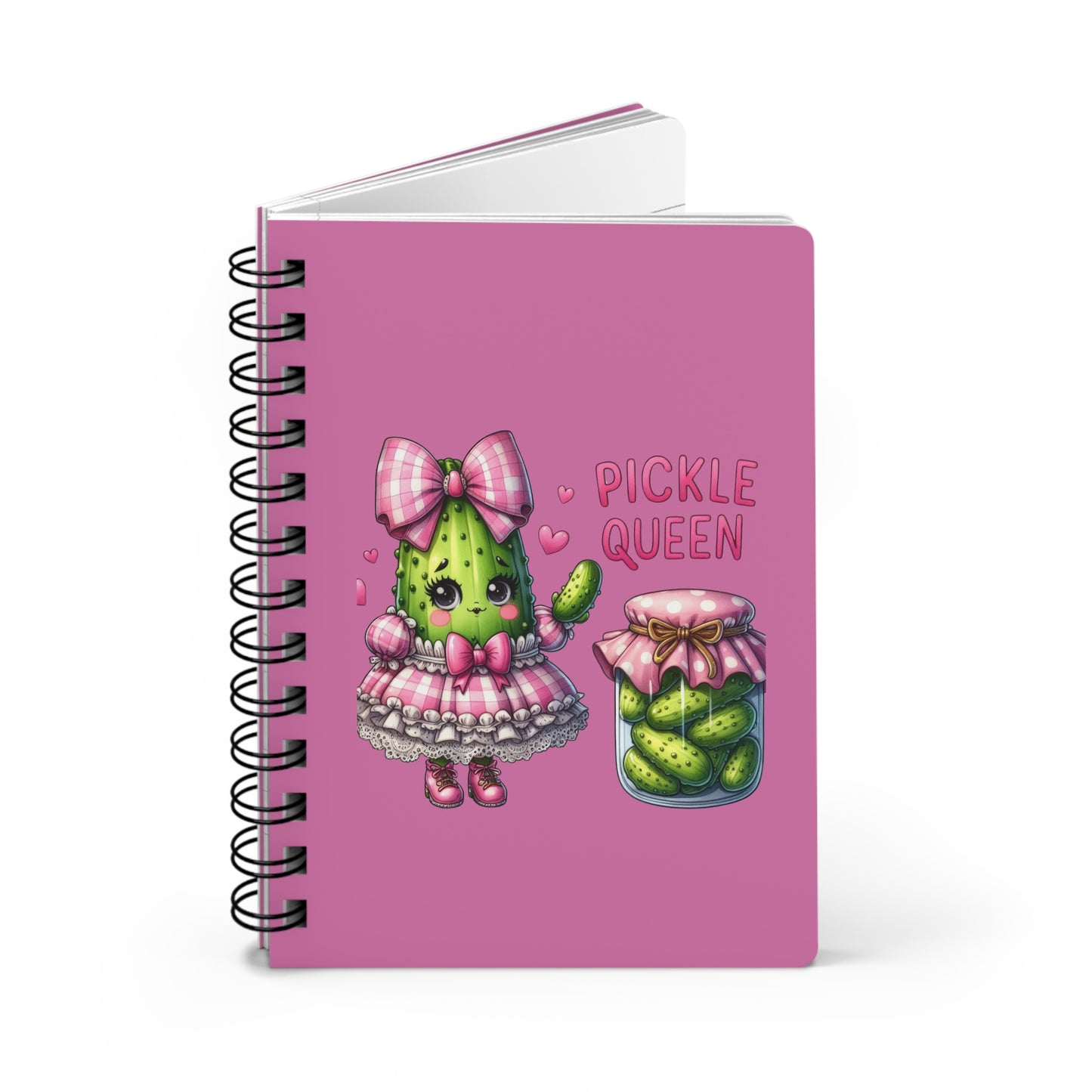 Pickle Queen Spiral Bound Journal