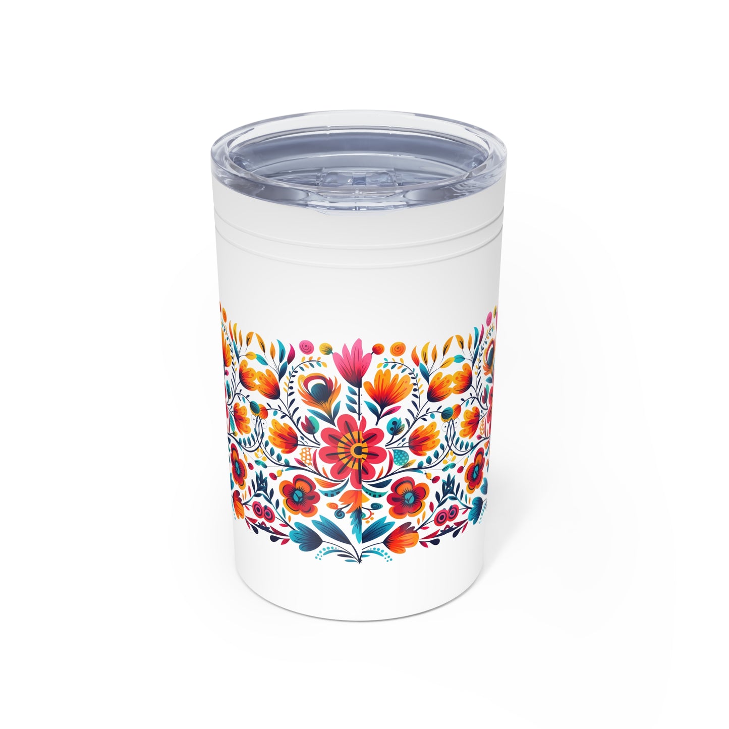 Mexican Flowers Vacuum Insulated Tumbler, 11oz