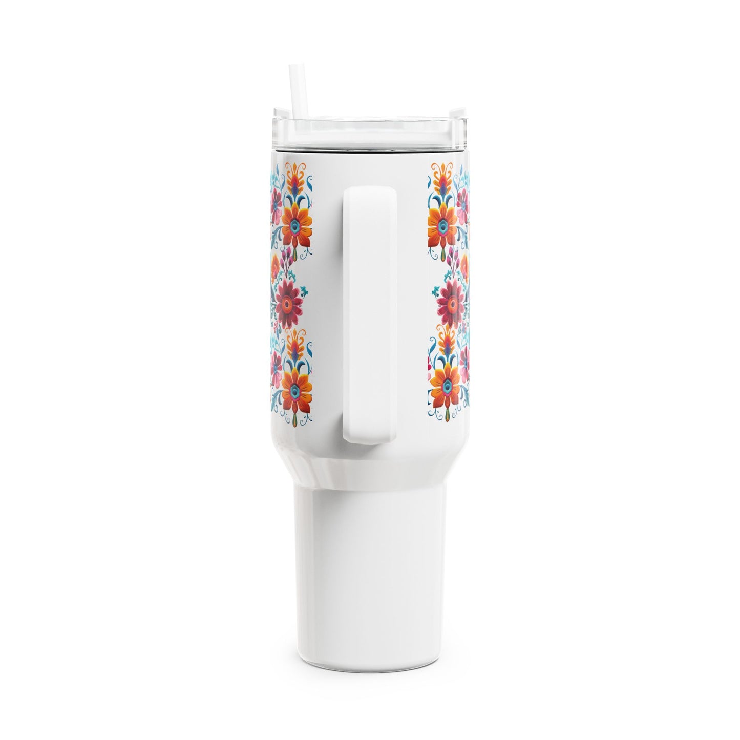 Mexican Embroidery Tumbler, 40oz