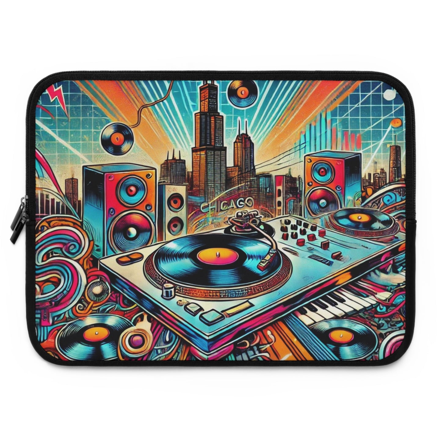 Chicago DJ Vida Laptop Sleeve 7" to 17"