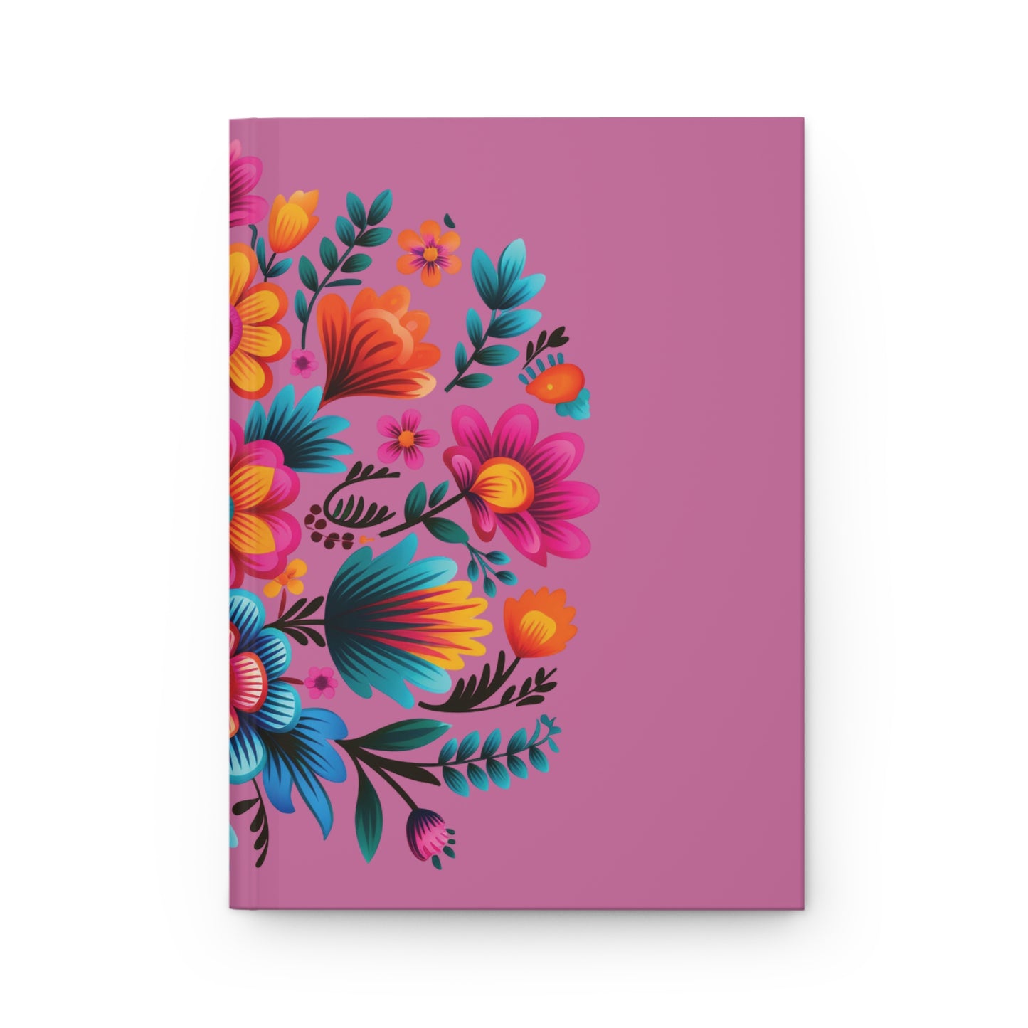 Mexican Embroidery Pink Journal Matte