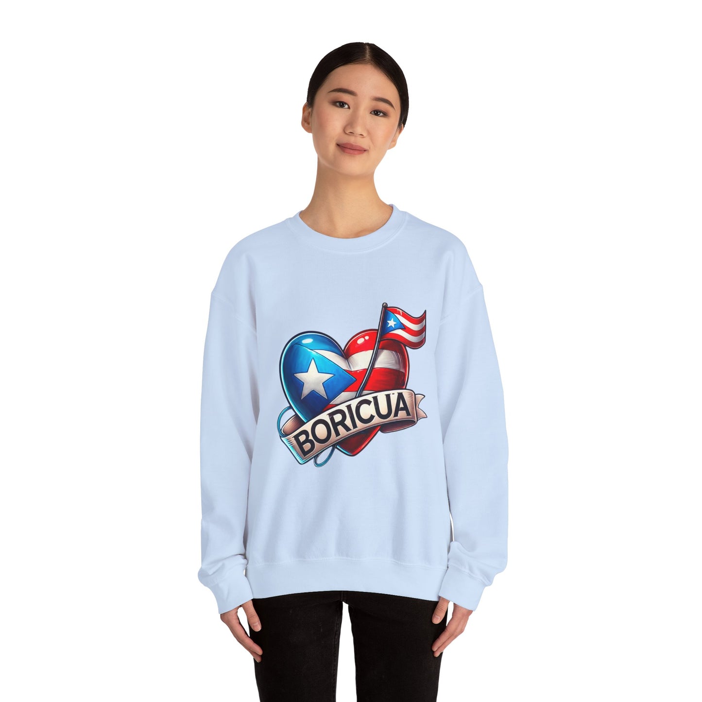 Boricua Unisex Heavy Blend™ Crewneck Sweatshirt