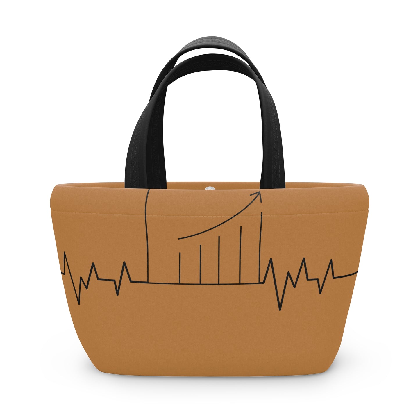 Accounting Heartbeat Brown Lunch Bag