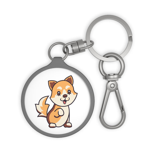 Shiba Inu Keyring Tag