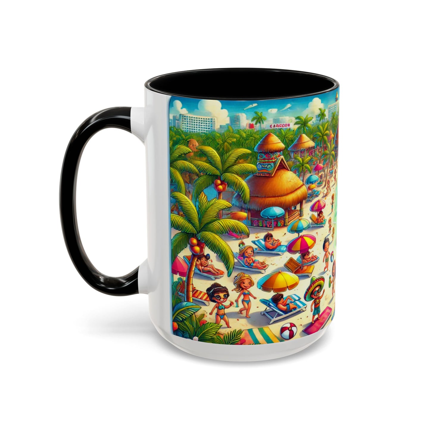 Mexico-Cancun- Accent Coffee Mug (15oz)