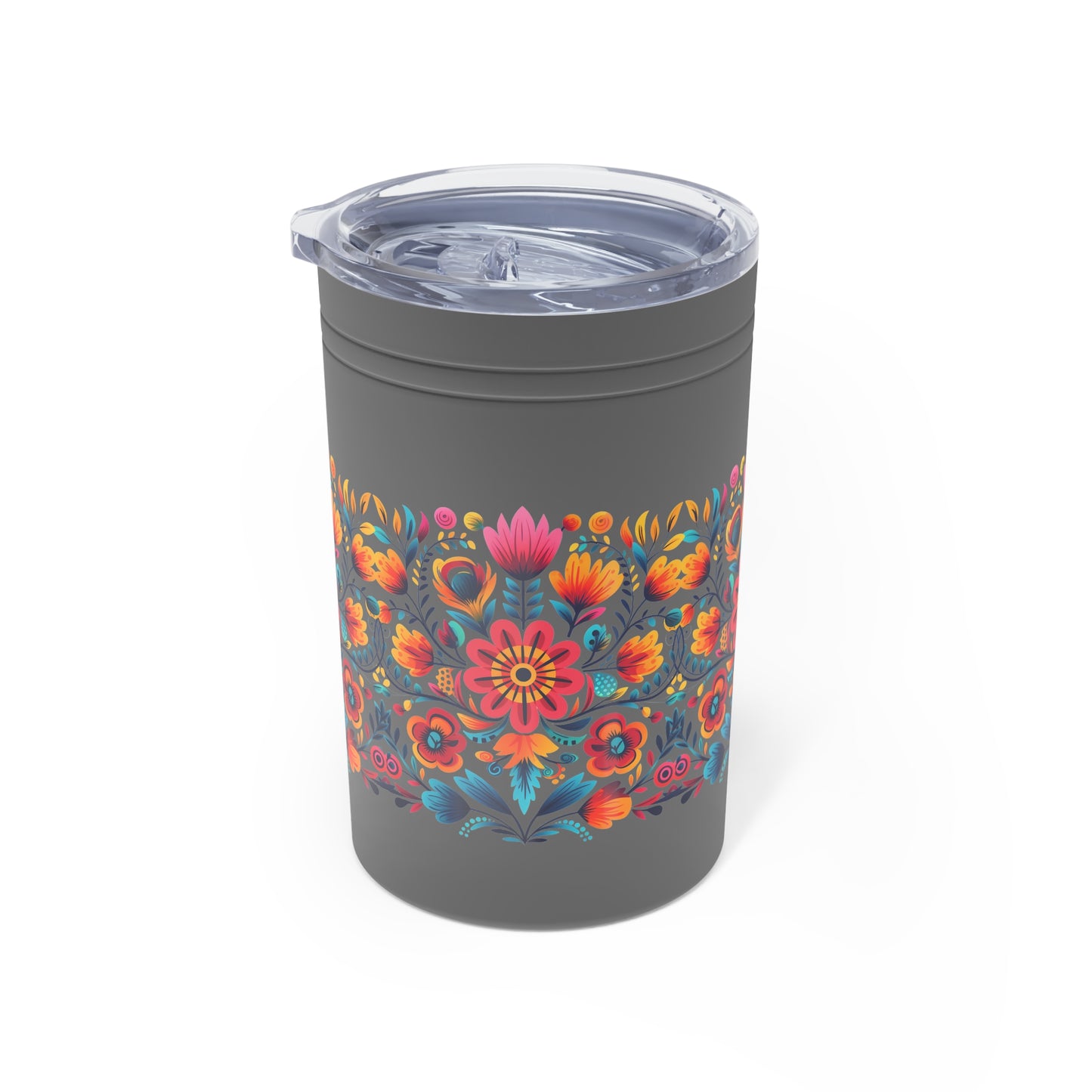 Mexican Flowers Vacuum Insulated Tumbler, 11oz