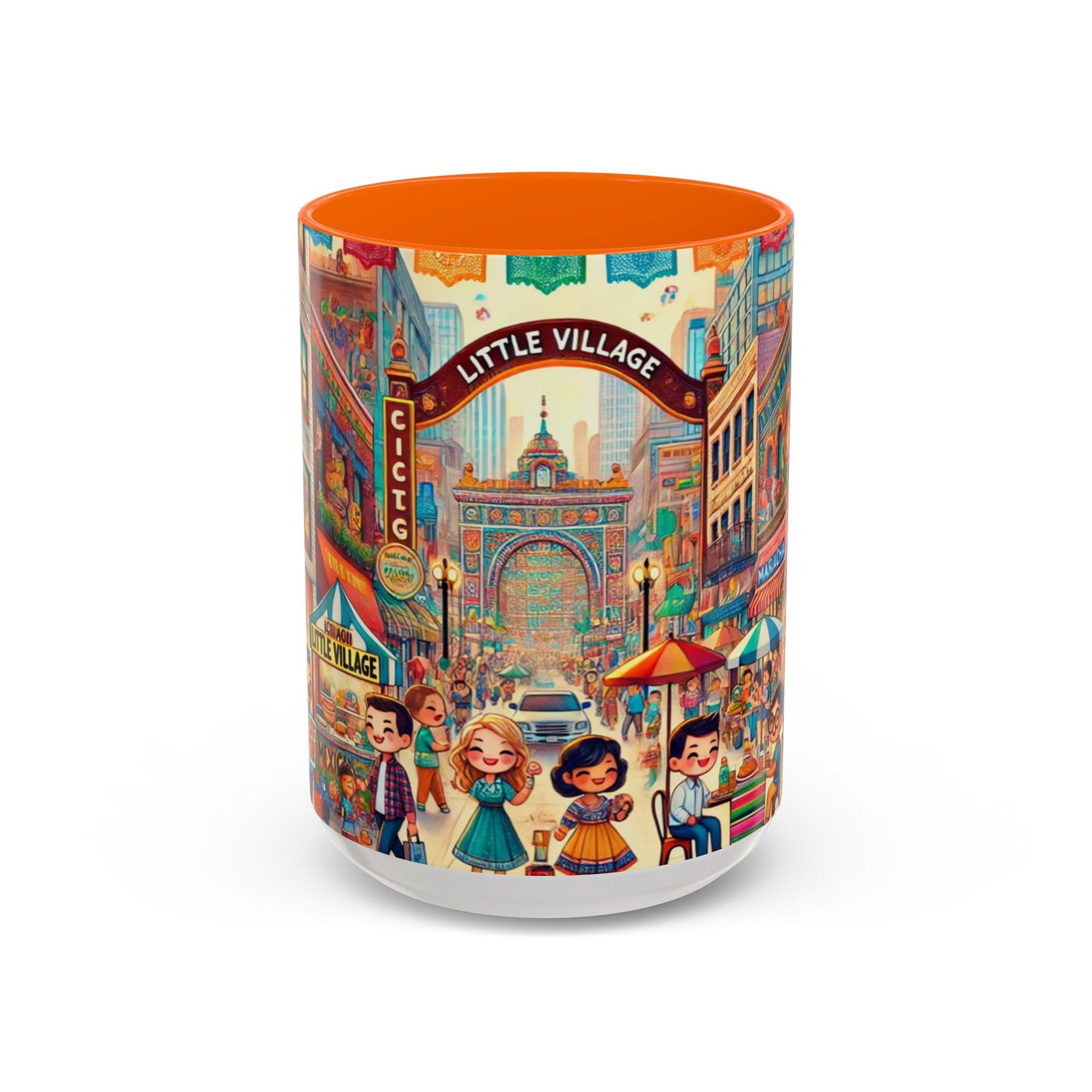 La Villita-Chicago- Accent Coffee Mug (15oz)