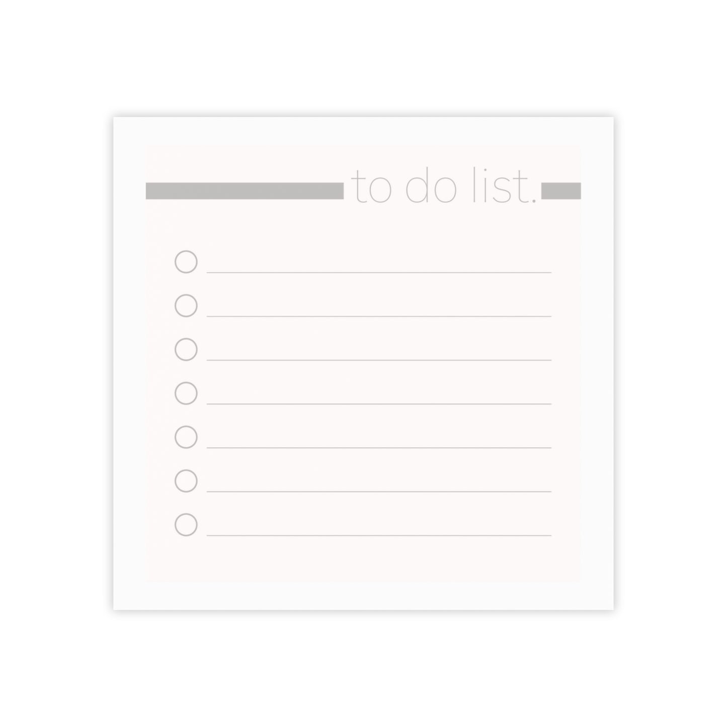 To do list-Grey-Post-it® Note Pads