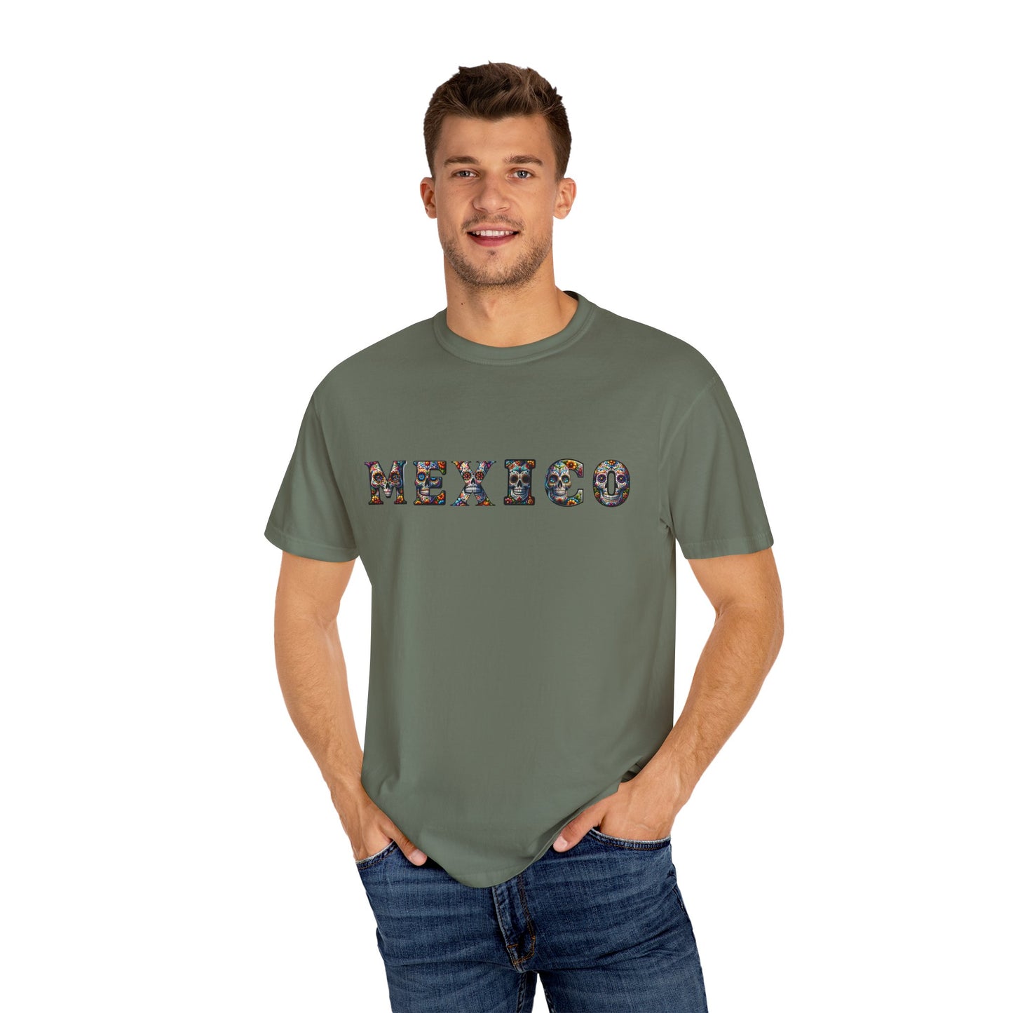 Mexico - Unisex Garment-Dyed T-shirt