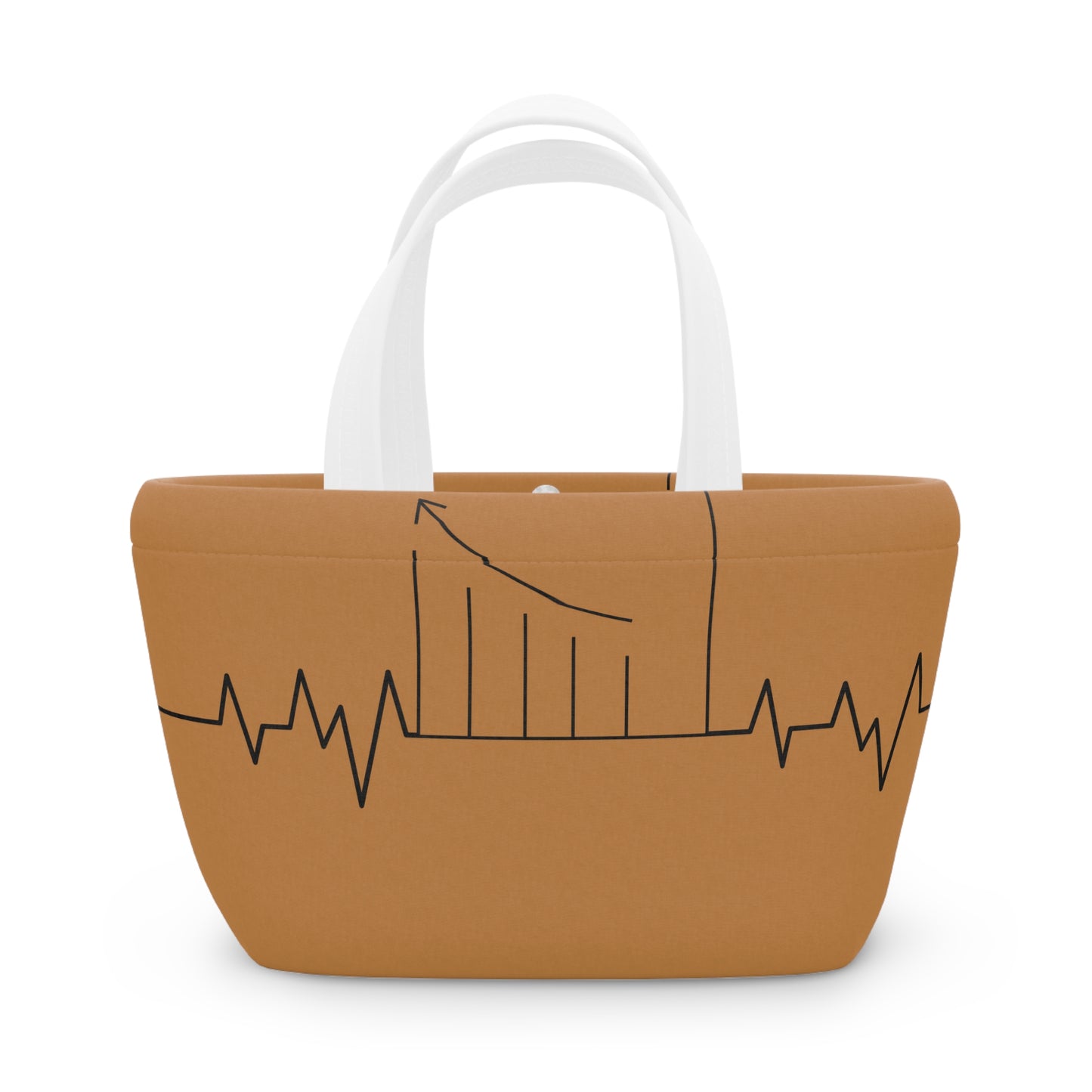 Accounting Heartbeat Brown Lunch Bag