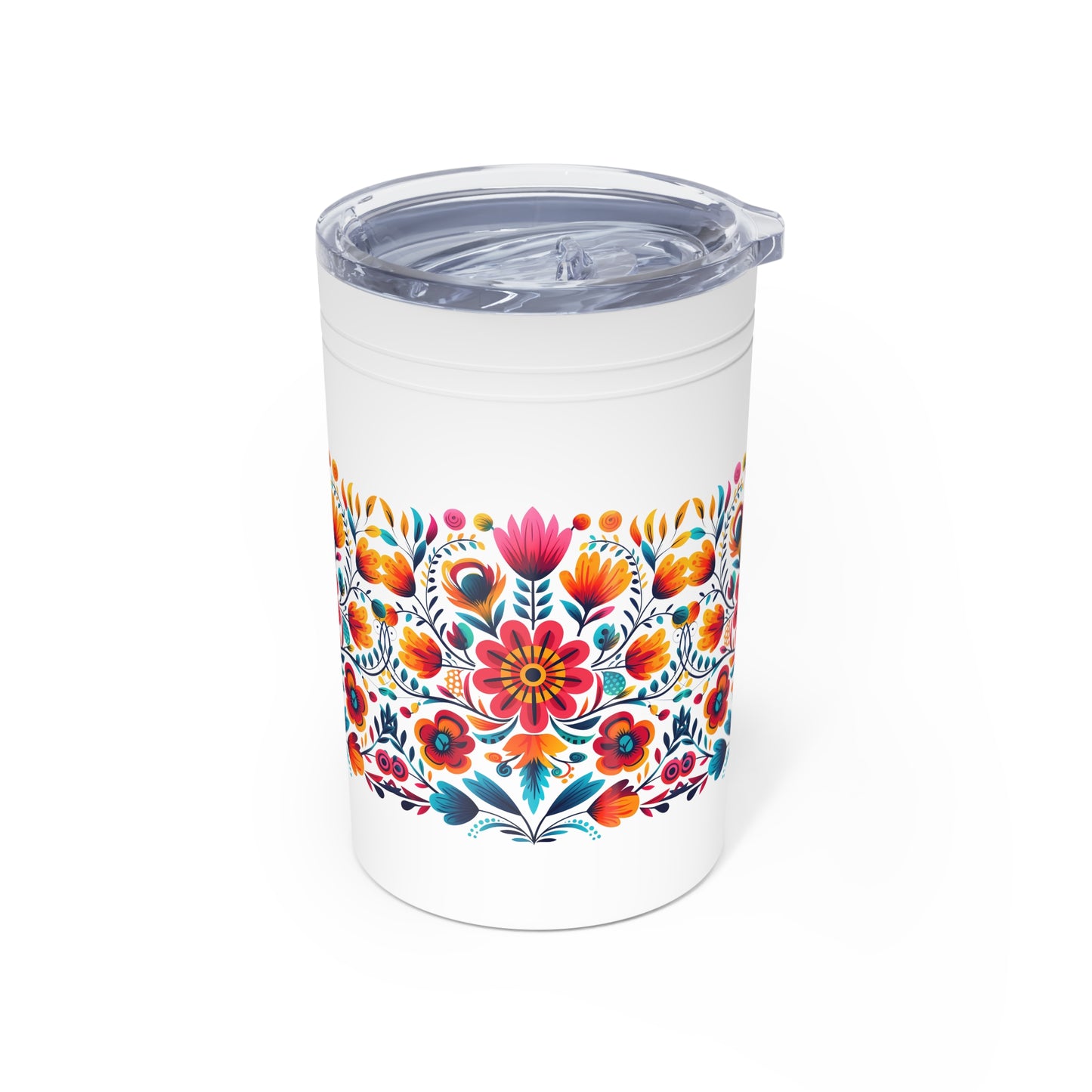 Mexican Flowers Vacuum Insulated Tumbler, 11oz