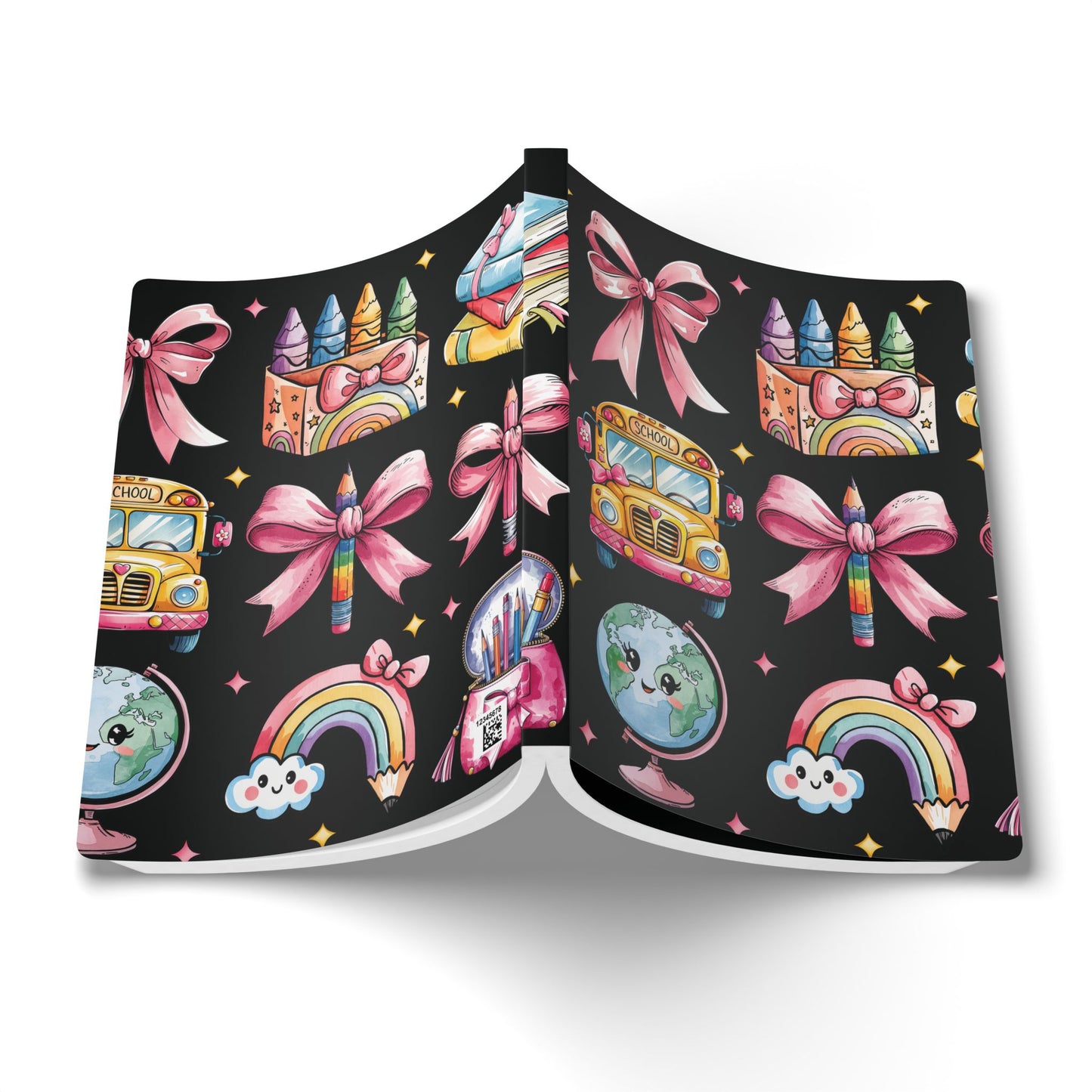 Teacher Pink Bows Softcover Journal