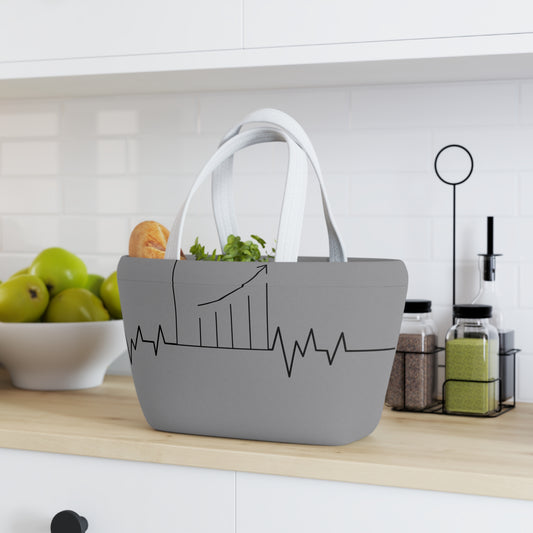 Accounting Heartbeat Grey Lunch Bag