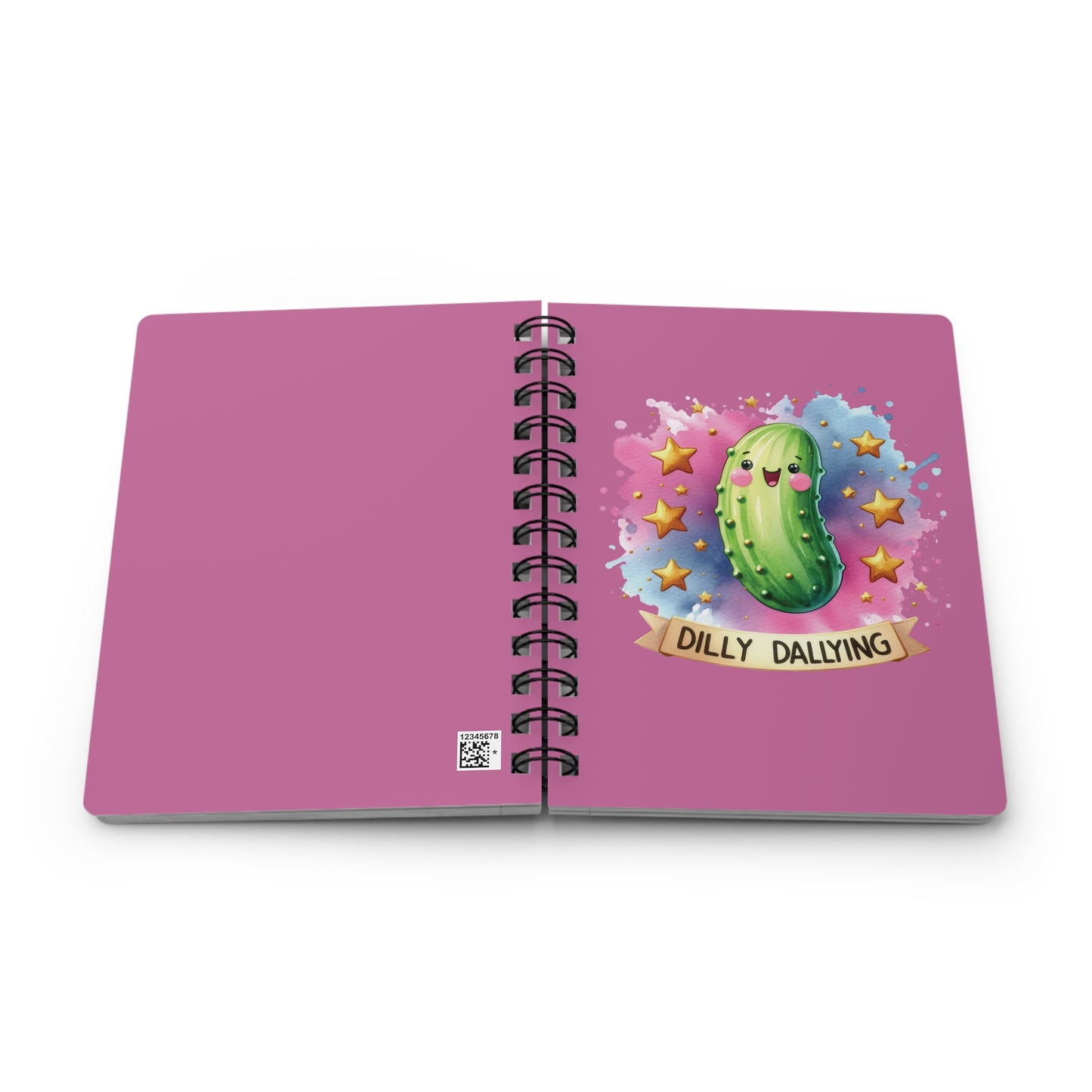 Dilly Dally-Pickle Spiral Bound Journal