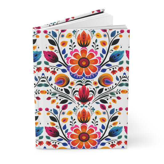 Mexican Flowers - Hardcover Journal Matte