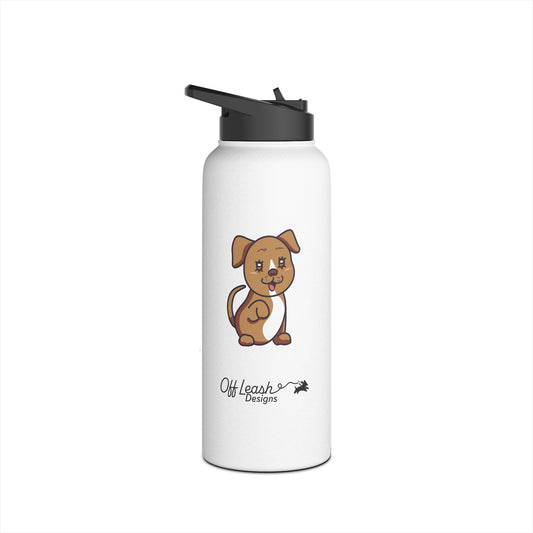 Pitbull Stainless Steel Water Bottle, Standard Lid