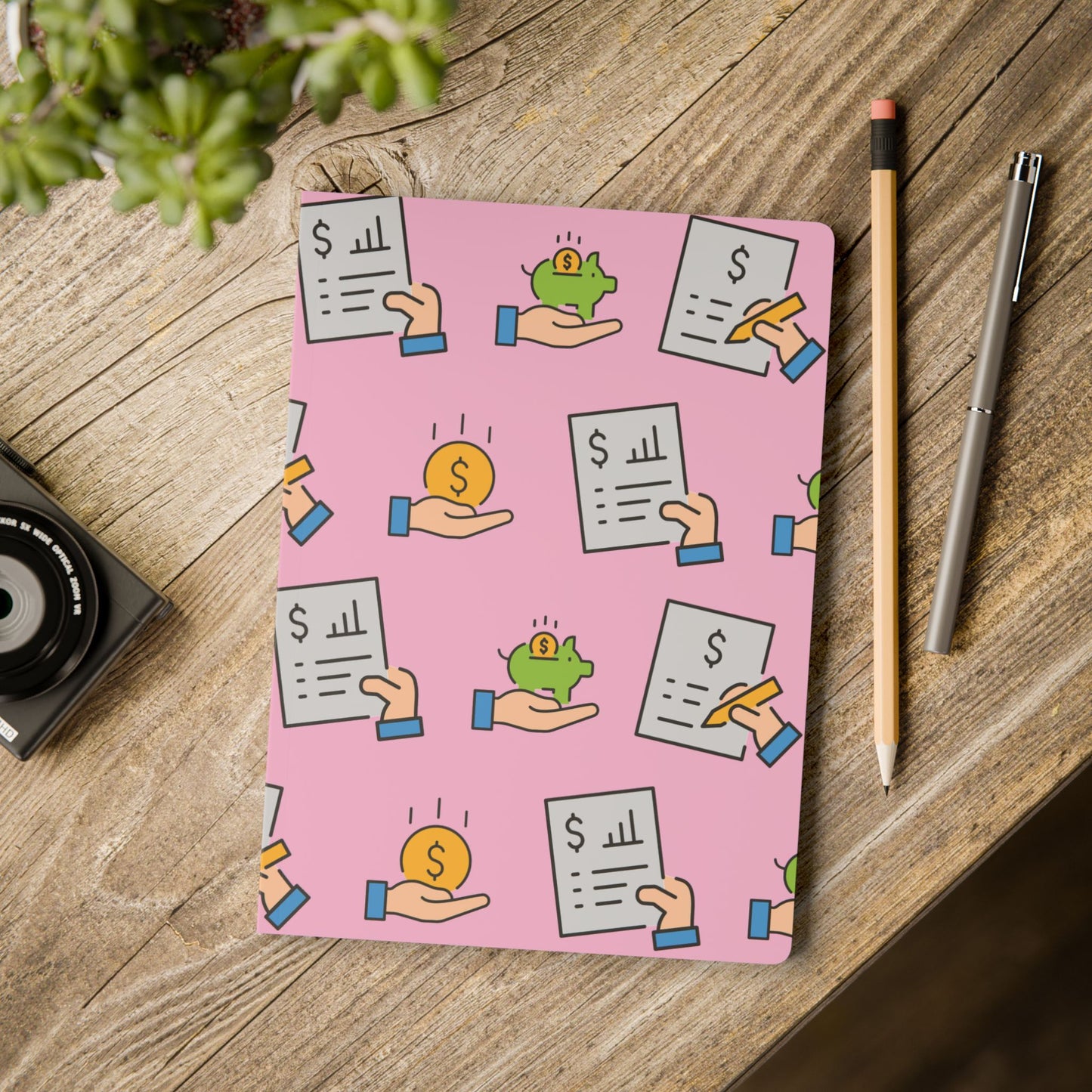 Accounting Pink Softcover Journal