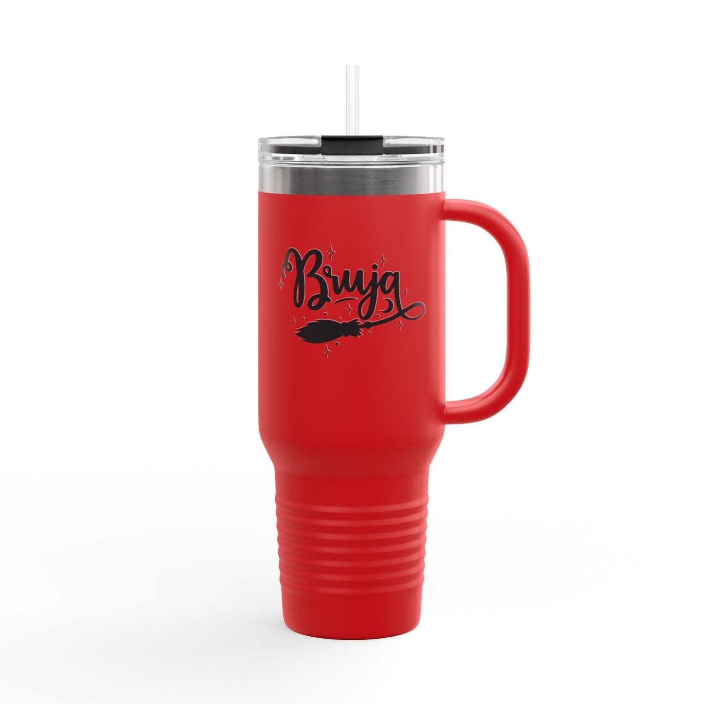 Bruja -Red Insulated Travel Mug, 40oz